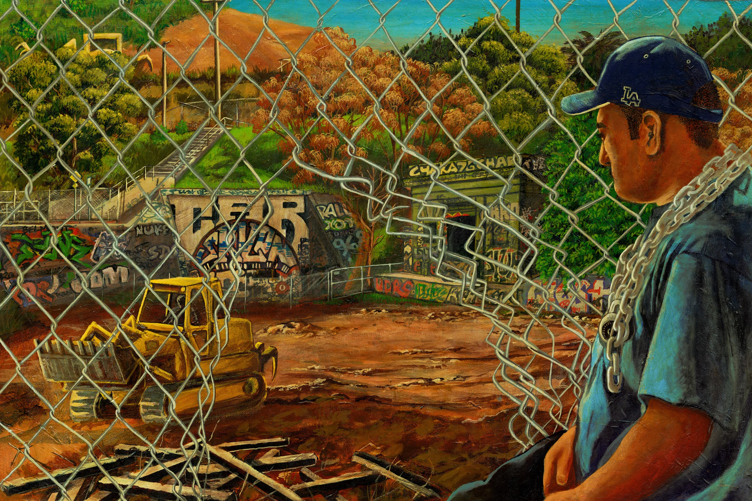 'Belmont tunnel' Acrylic on canvas 30''x40''