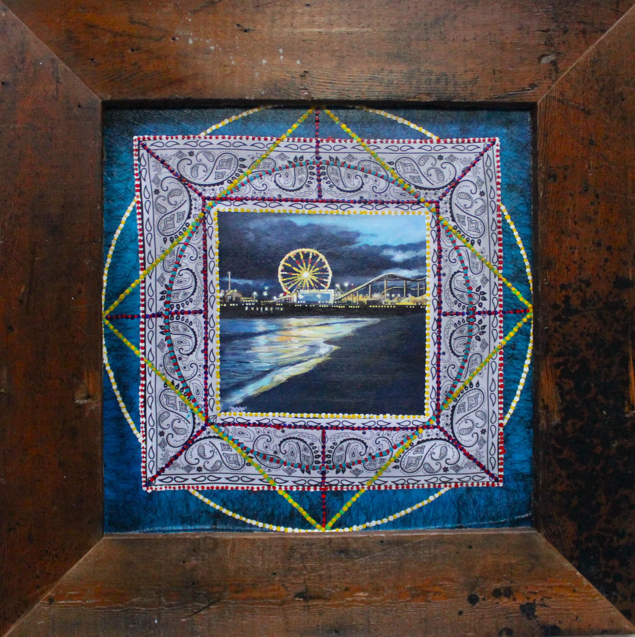'Santa Monica' Mixed media 32''x32''