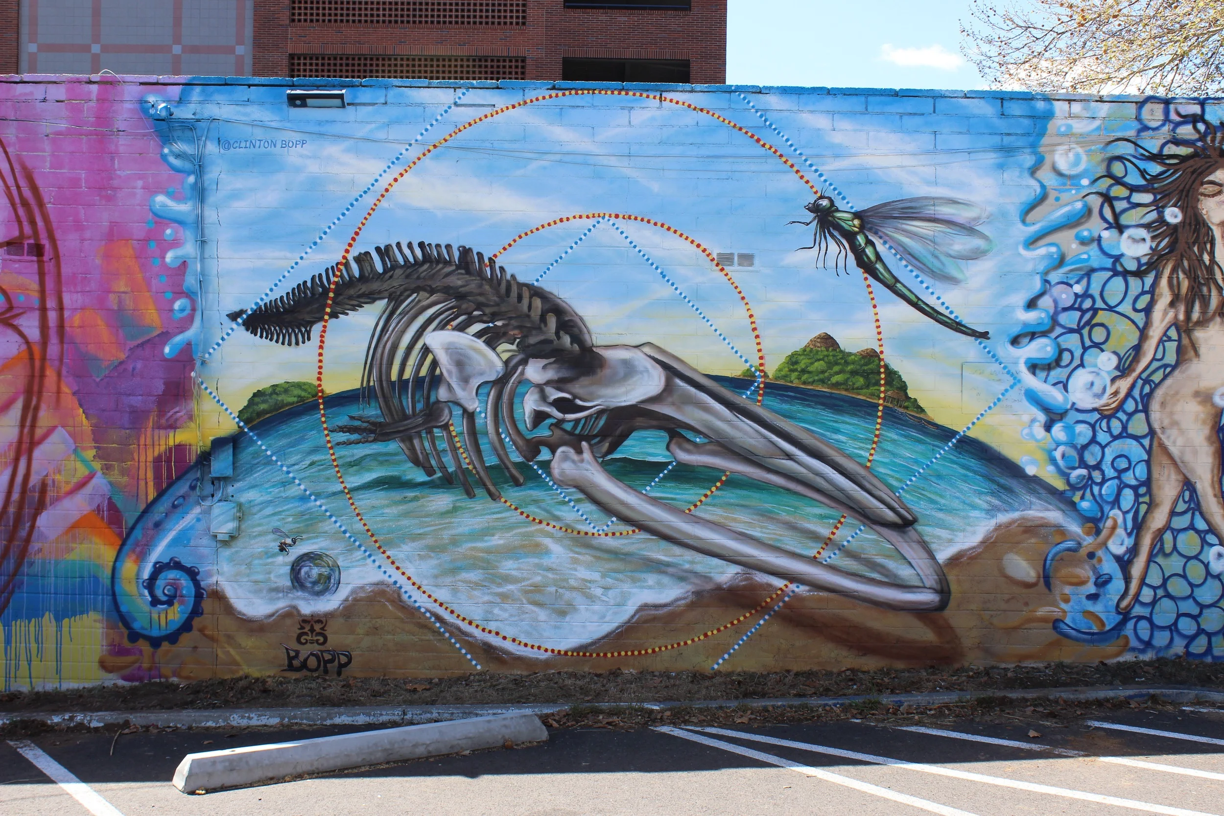 'Whale Rider' Acrylic and aerosol 15'x20' Reno, Nevada