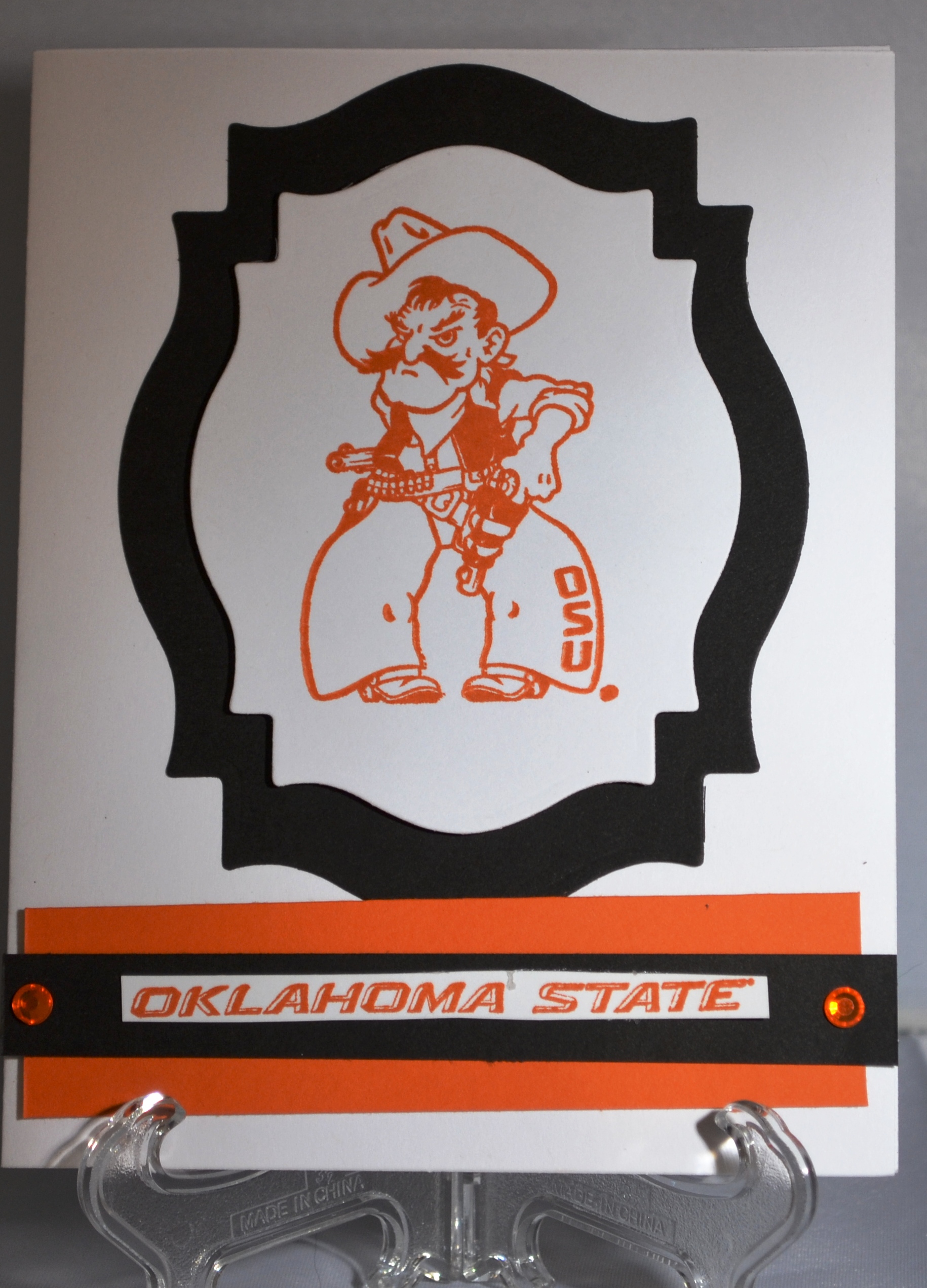 OSU Pistol Pete Framed