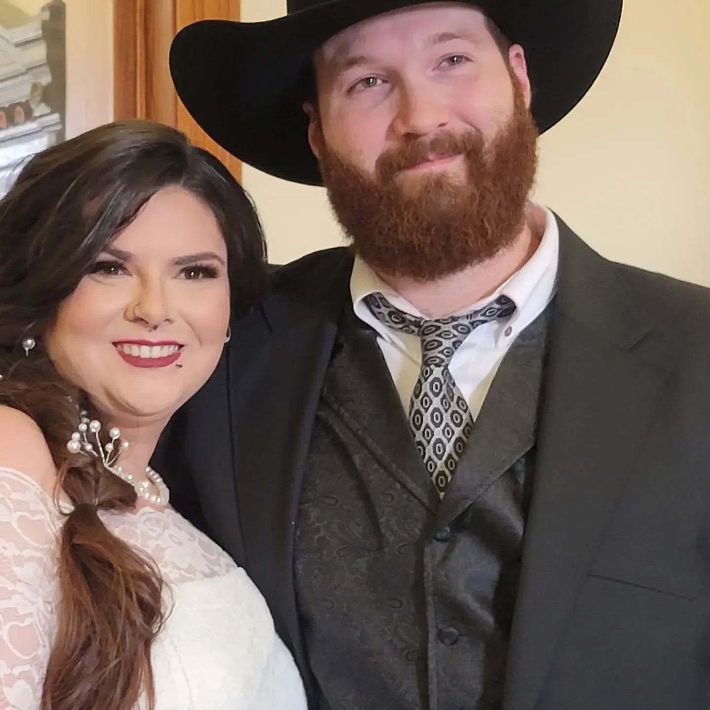 Happy Anniversary to my Son and his bride. May their years be full blessings, joy and love!!