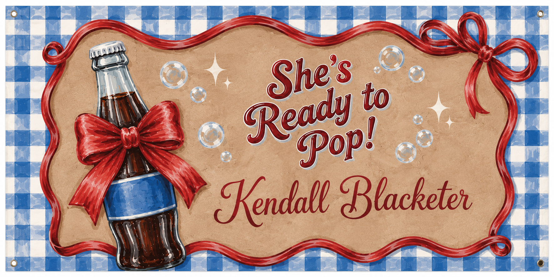 She's About to Pop!  Custom Banner