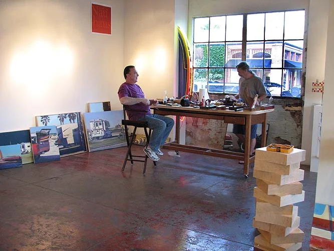 Hanging a show at NauHaus