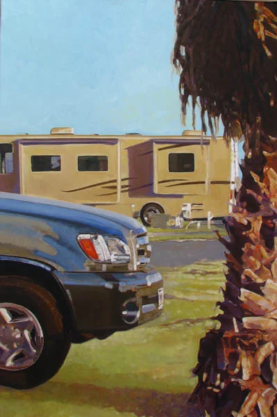 Truck at Isla Blanca Park