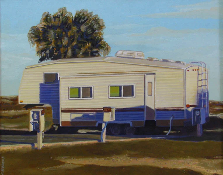 Lone Camper - Green Windows [sold]