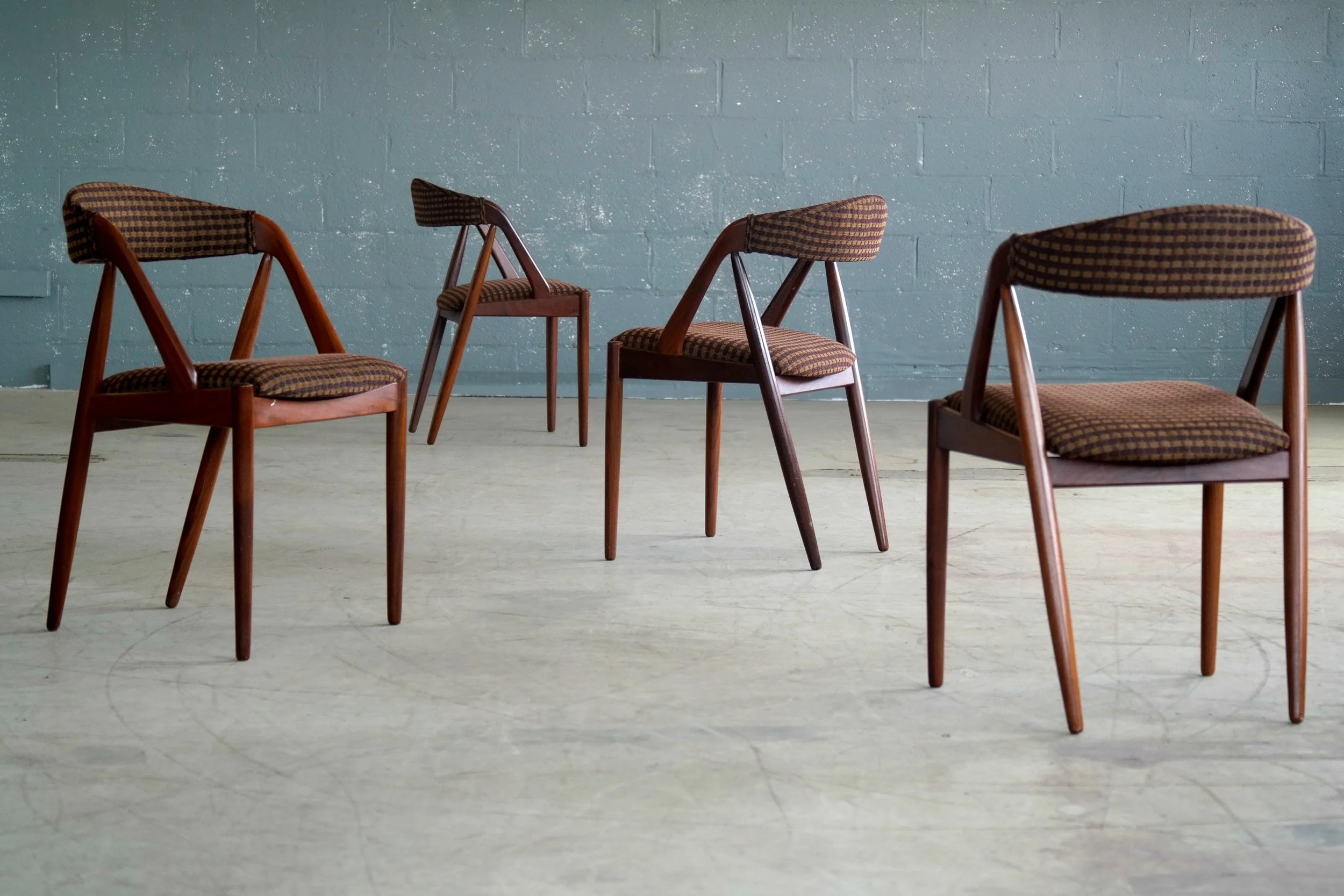 Four Kai Kristiansen Model 31 Dining Chairs in Teak