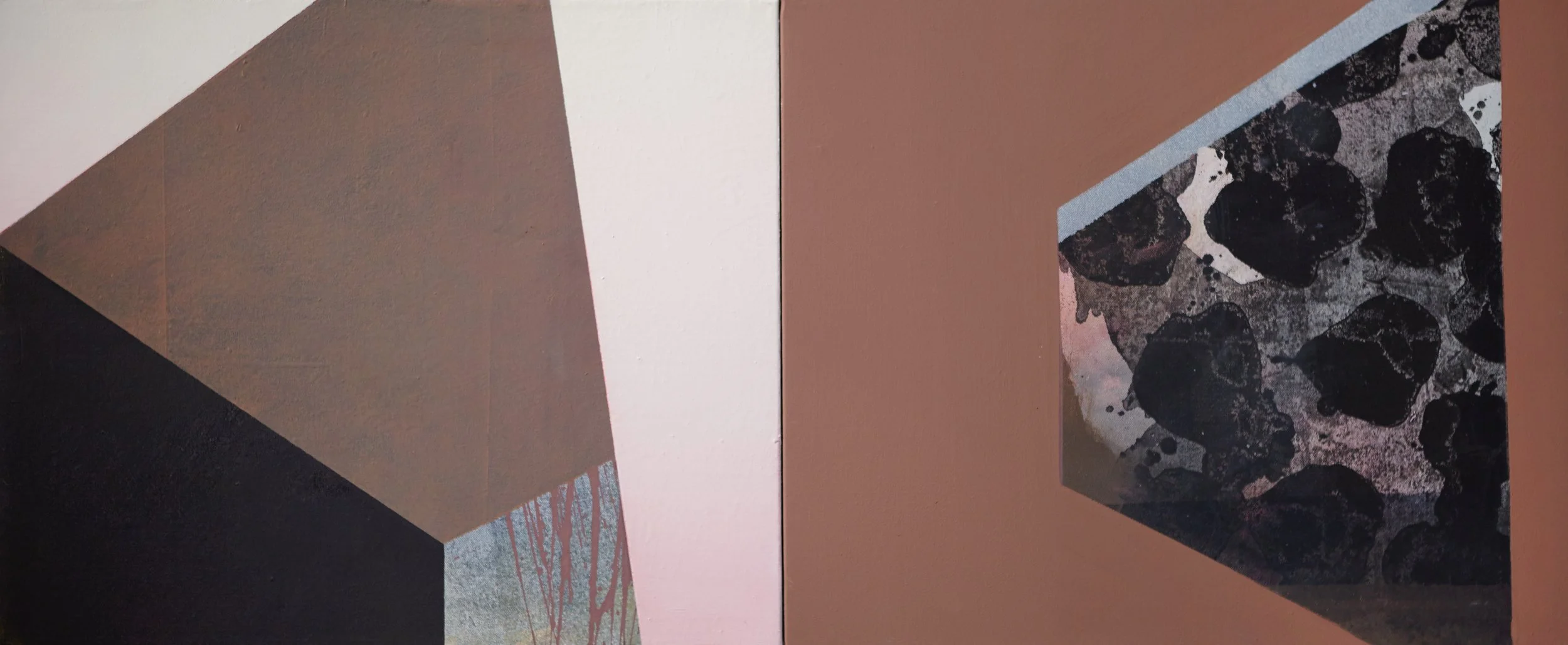 simple movement 1 2015-16. o il, canvas. 20 x 48 inches