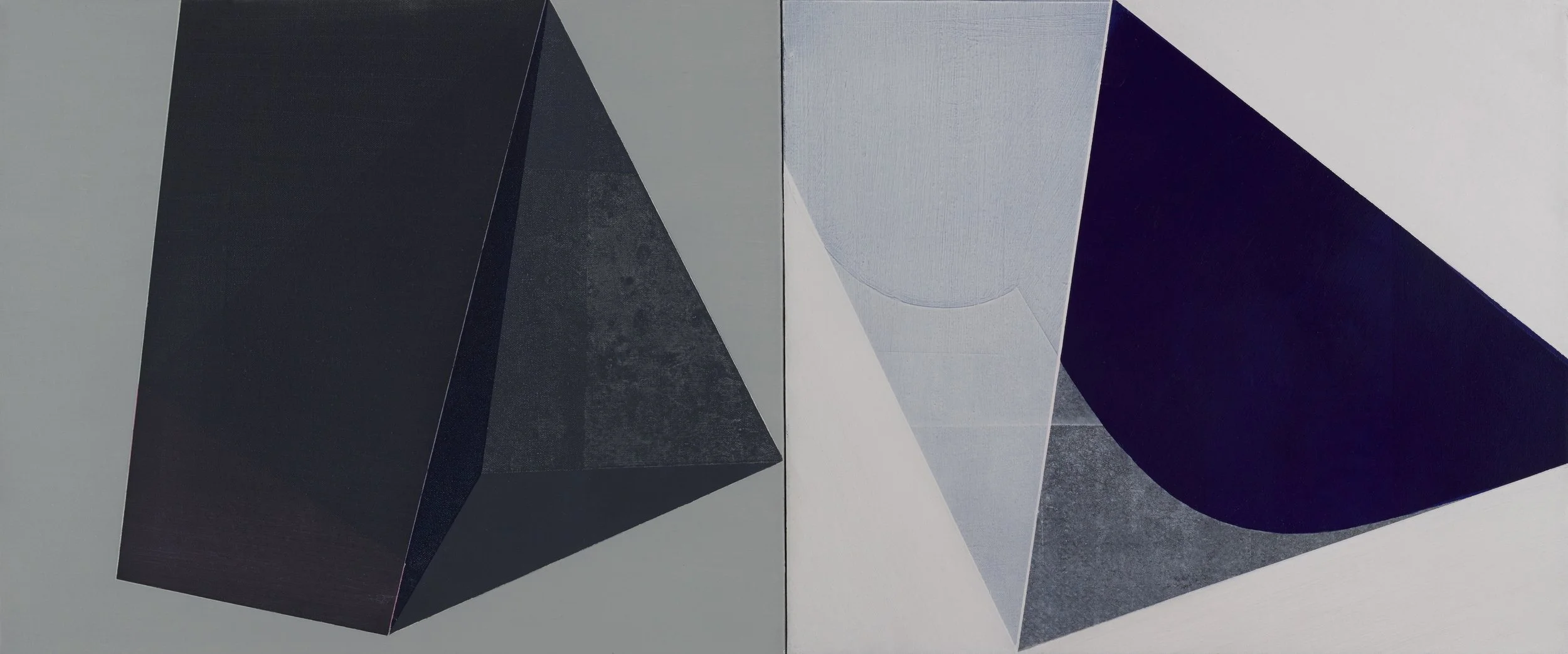 simple movement 5 2015-16. o il, canvas. 20 x 48 inches