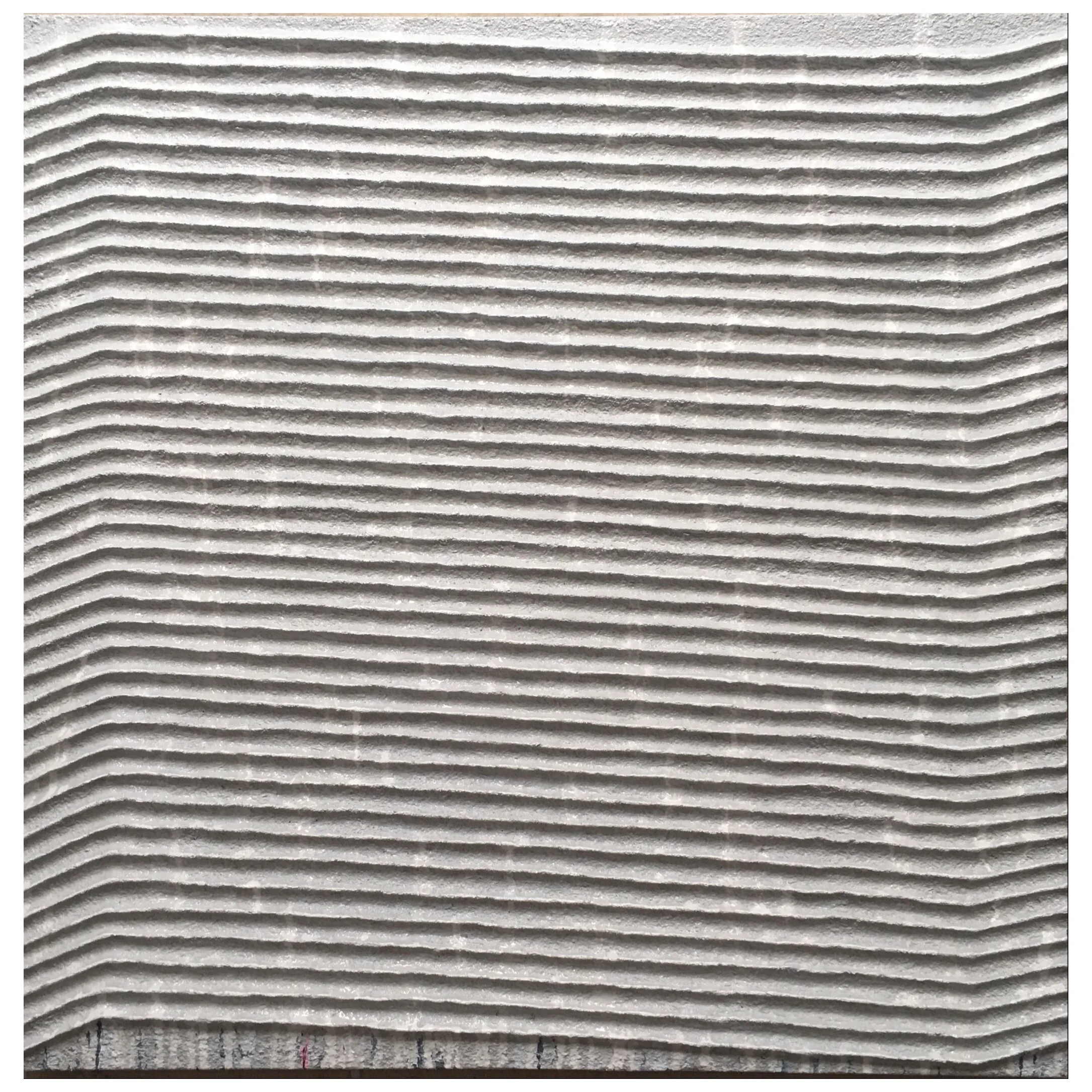    same perspective &nbsp;&nbsp;    2017. &nbsp; marble dust, paper pulp and pigment-containing sculptural mass,&nbsp;oil on   canvas &nbsp; &nbsp;36 x 36 inches  