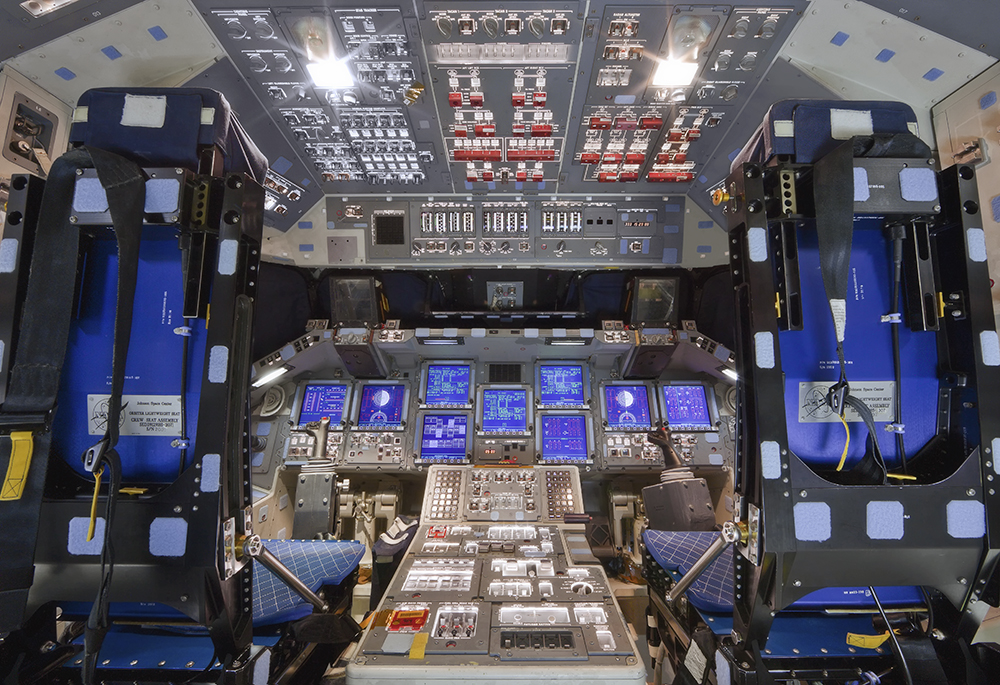 Flight Deck, Space Shuttle Discovery