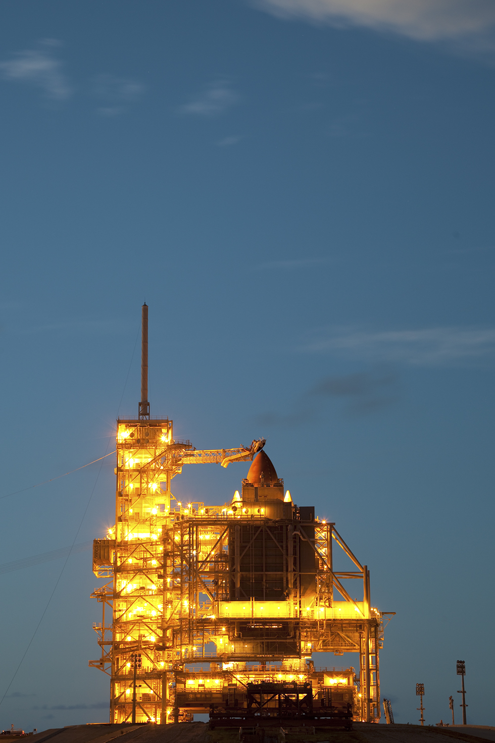 STS-133, Space Shuttle Discovery, Pad 39A