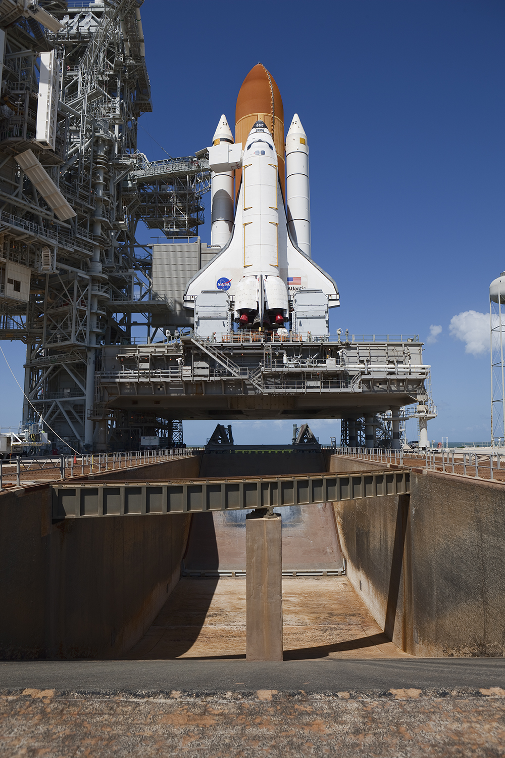 Space Shuttle Atlantis on Mobile Launch Platform, STS-125