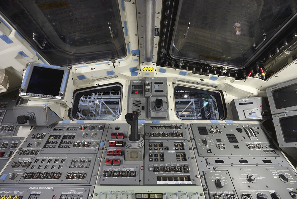 Space Shuttle Atlantis Rear Flight Deck