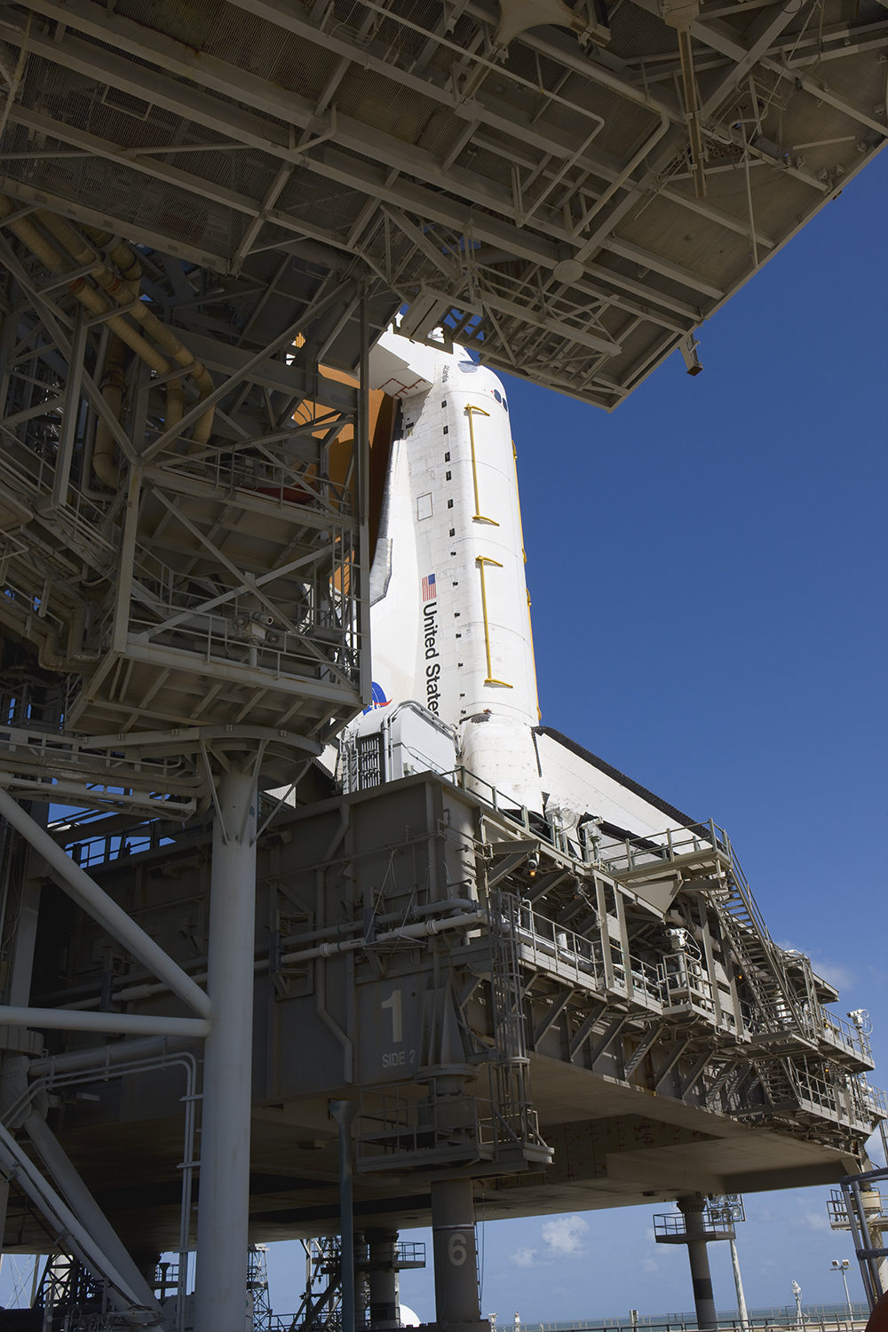 Atlantis on Mobile Launch Platform, Pad 39A, STS-125