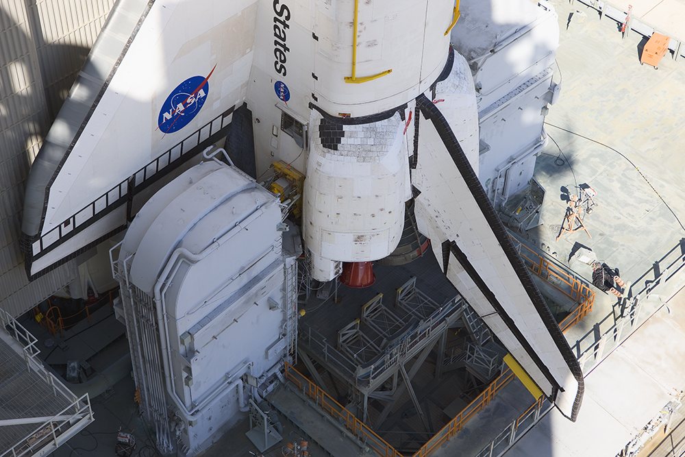 Space Shuttle Atlantis on Mobile Launch Platform
