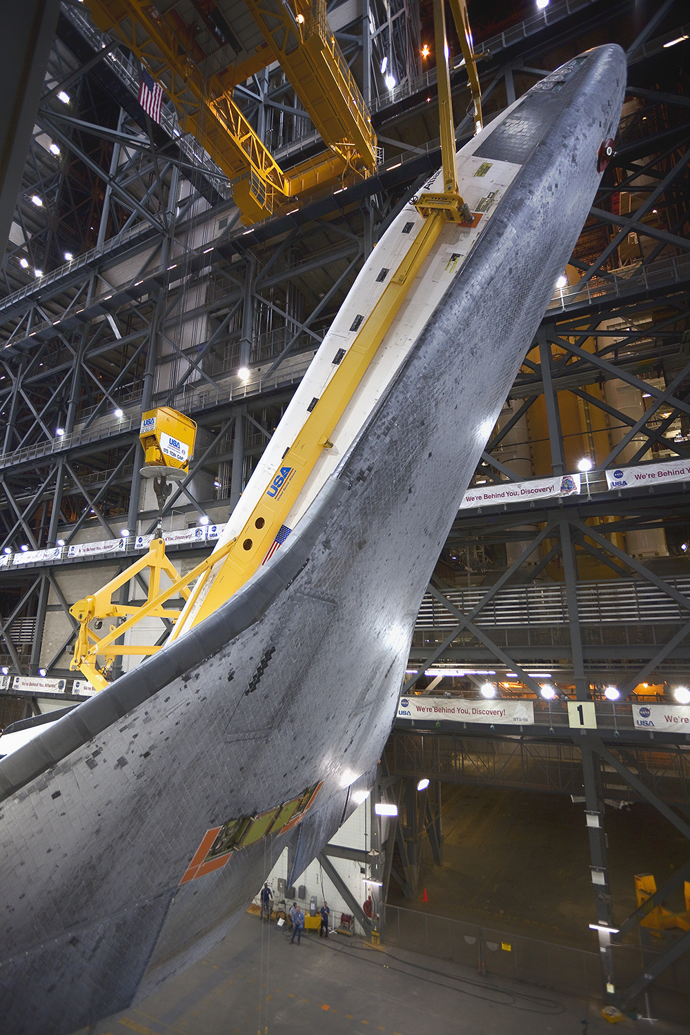 Lift and Mate, STS-135, Space Shuttle Atlantis