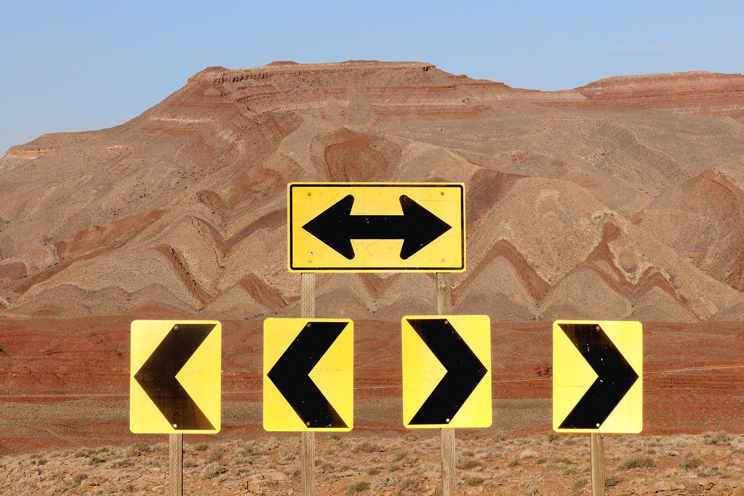 Sign and Anticline, near Mexican Hat, Utah