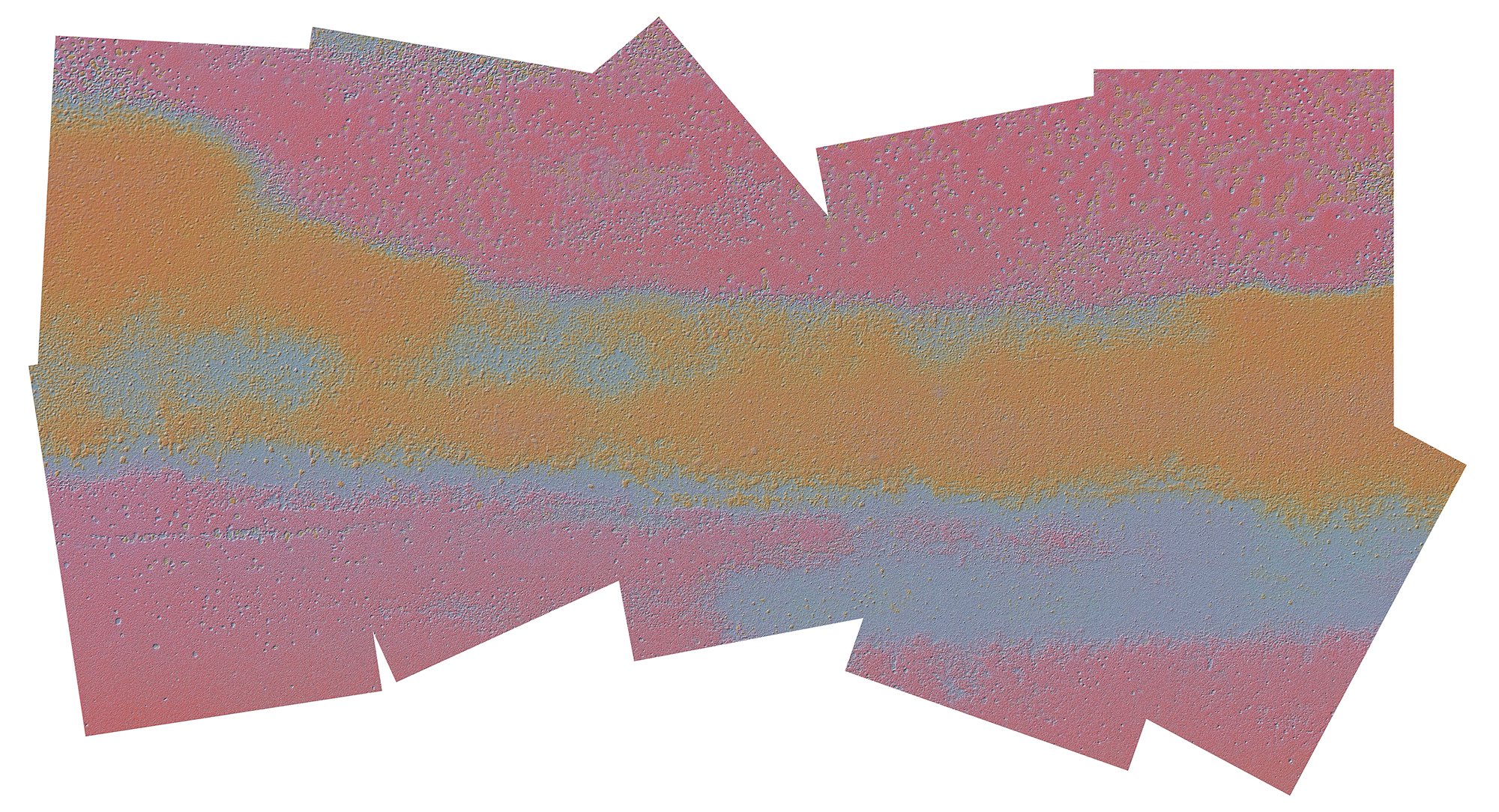Ancient Riverbed Mosaic (False Color Image), Planet HD 23472 e