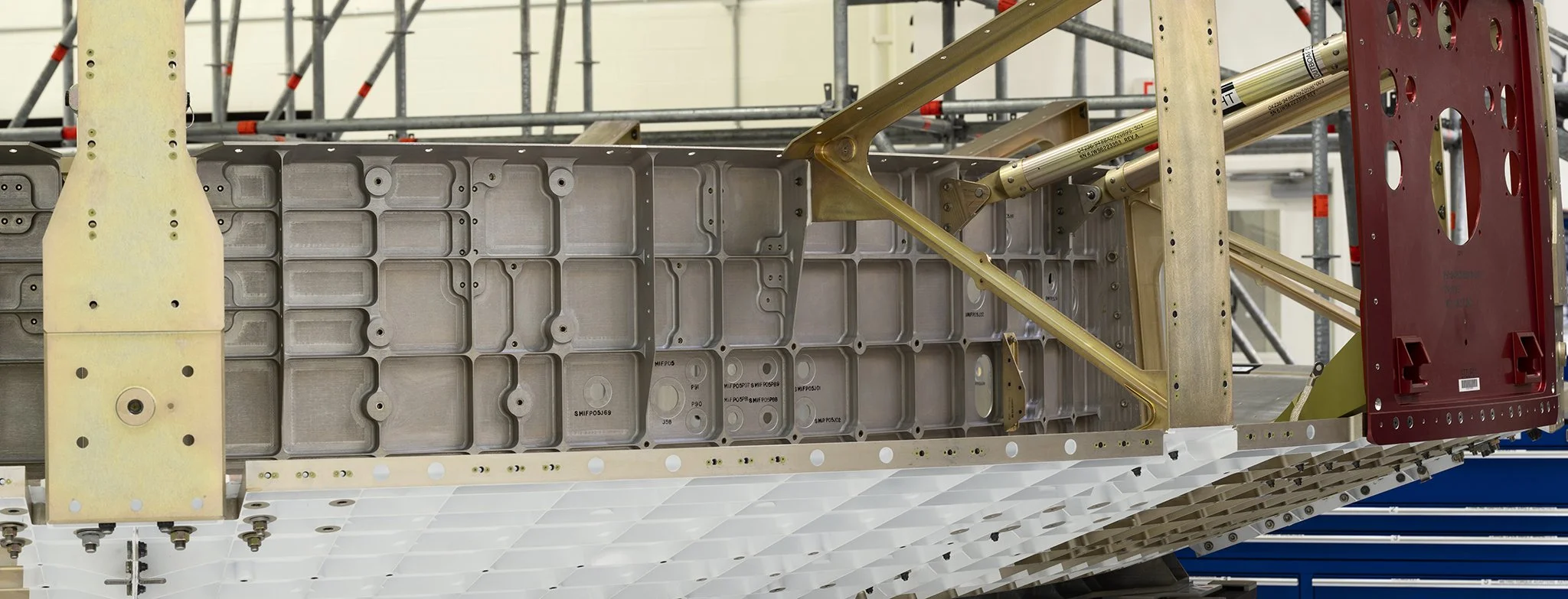 Detail of the Artemis 4 Orion Spacecraft