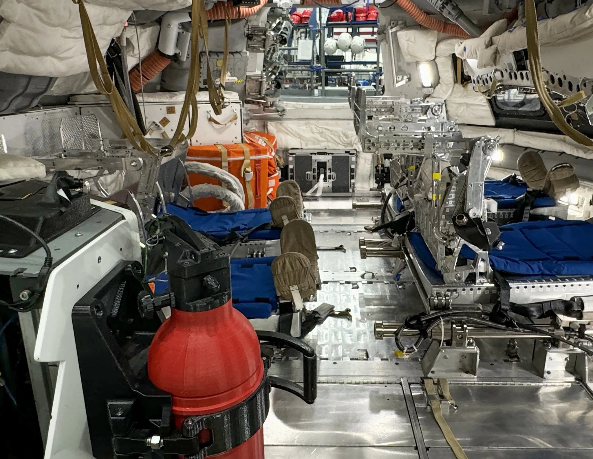 Interior Detail of Orion Crew Training Spacecraft