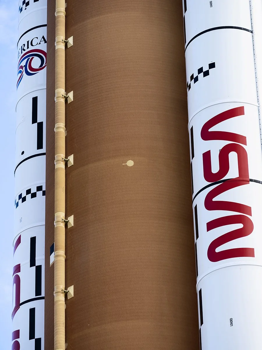 Logos on Artemis 2 Rocket