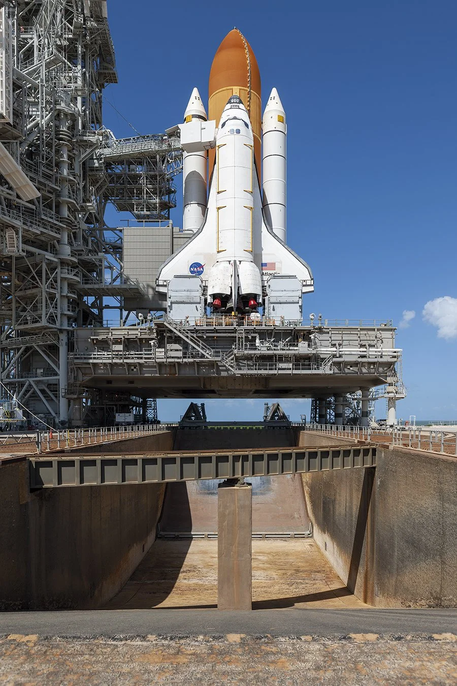 Space Shuttle Atlantis on Mobile Launch Platform, STS-125
