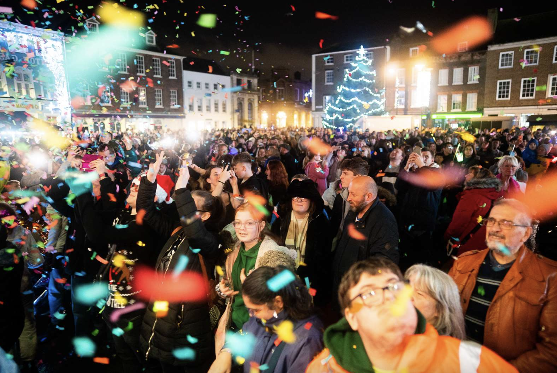 Kings Lynn Christmas Lights Switch on