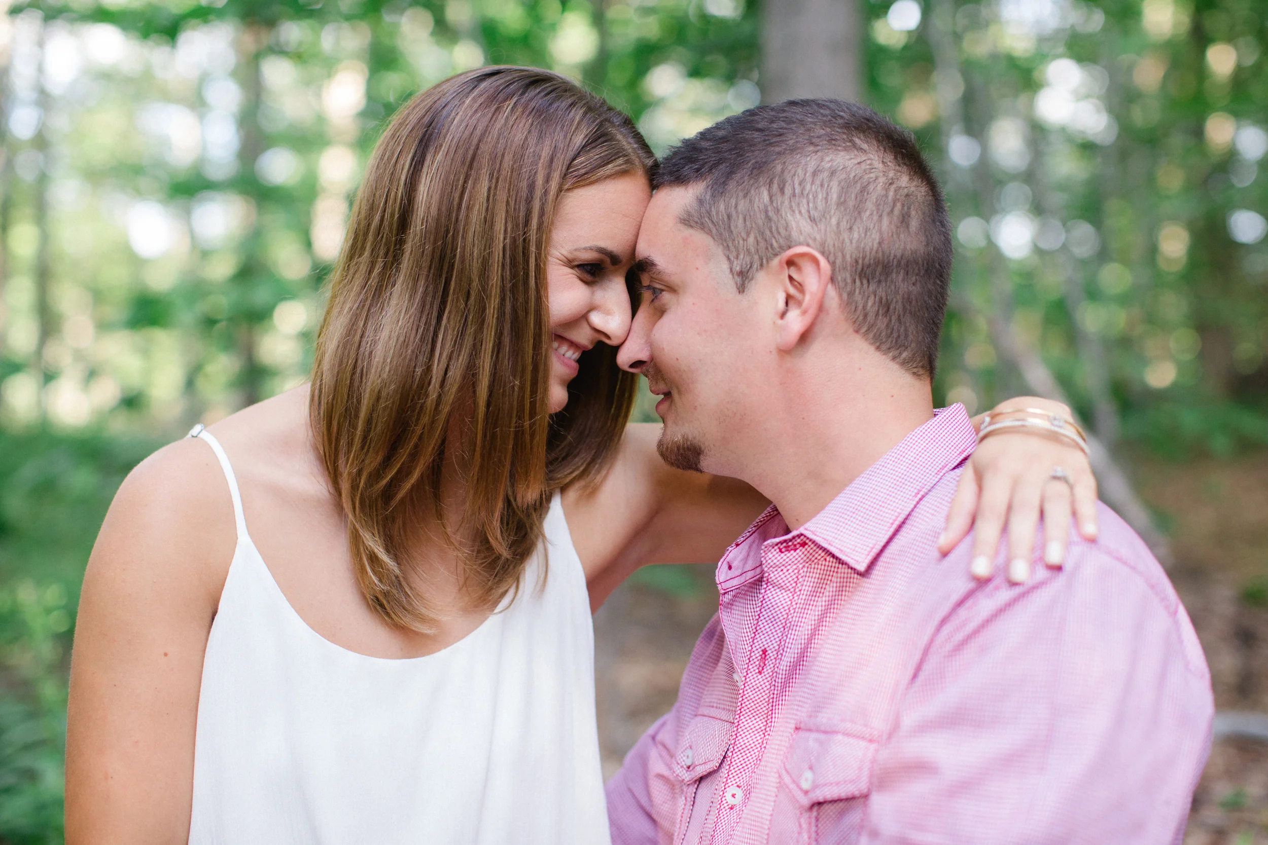 Arielle + Ian - Woodsy Nature Engagement Session
