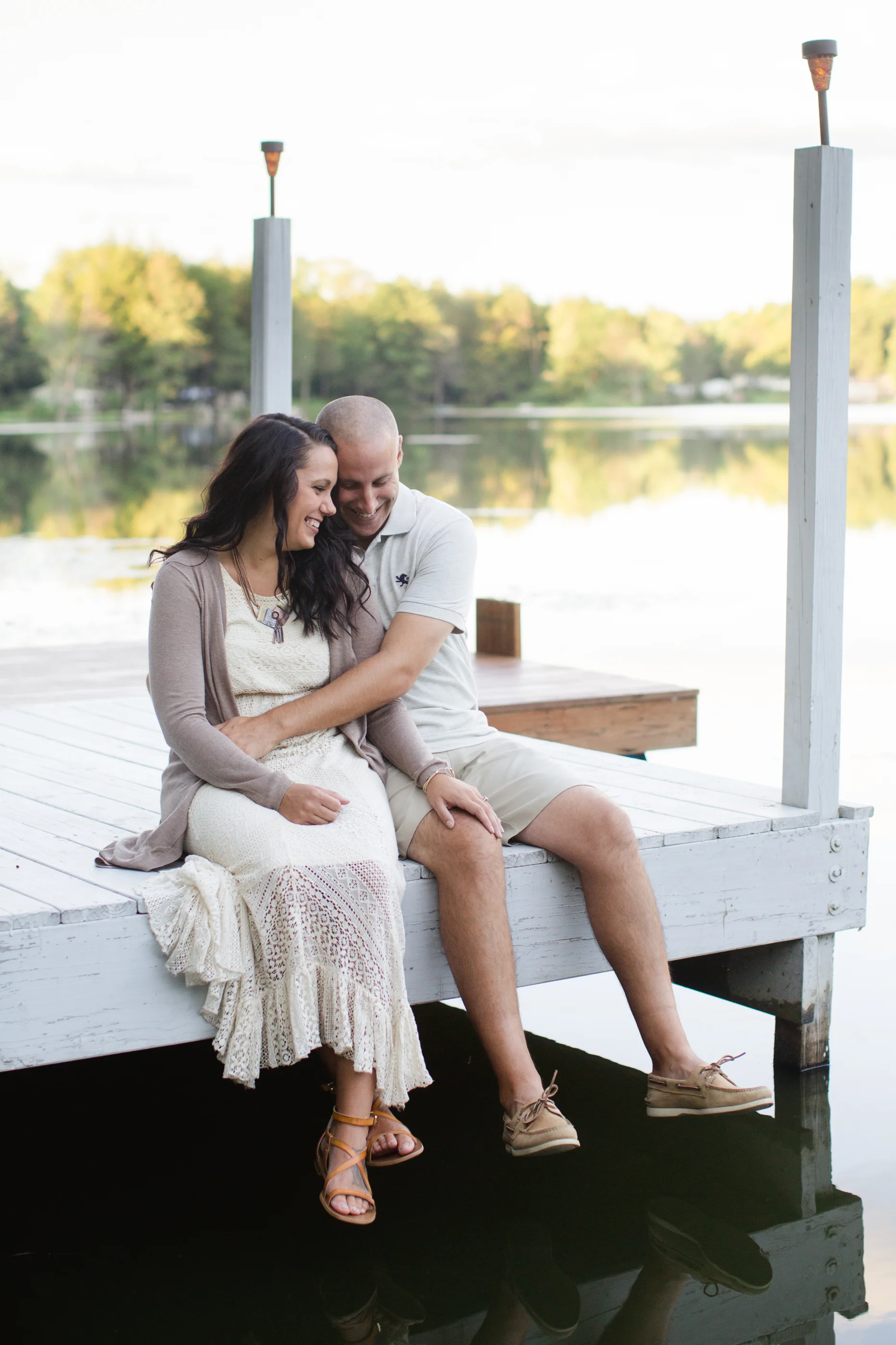 Gina + Chris - Foxton Lake, PA Engagement Session