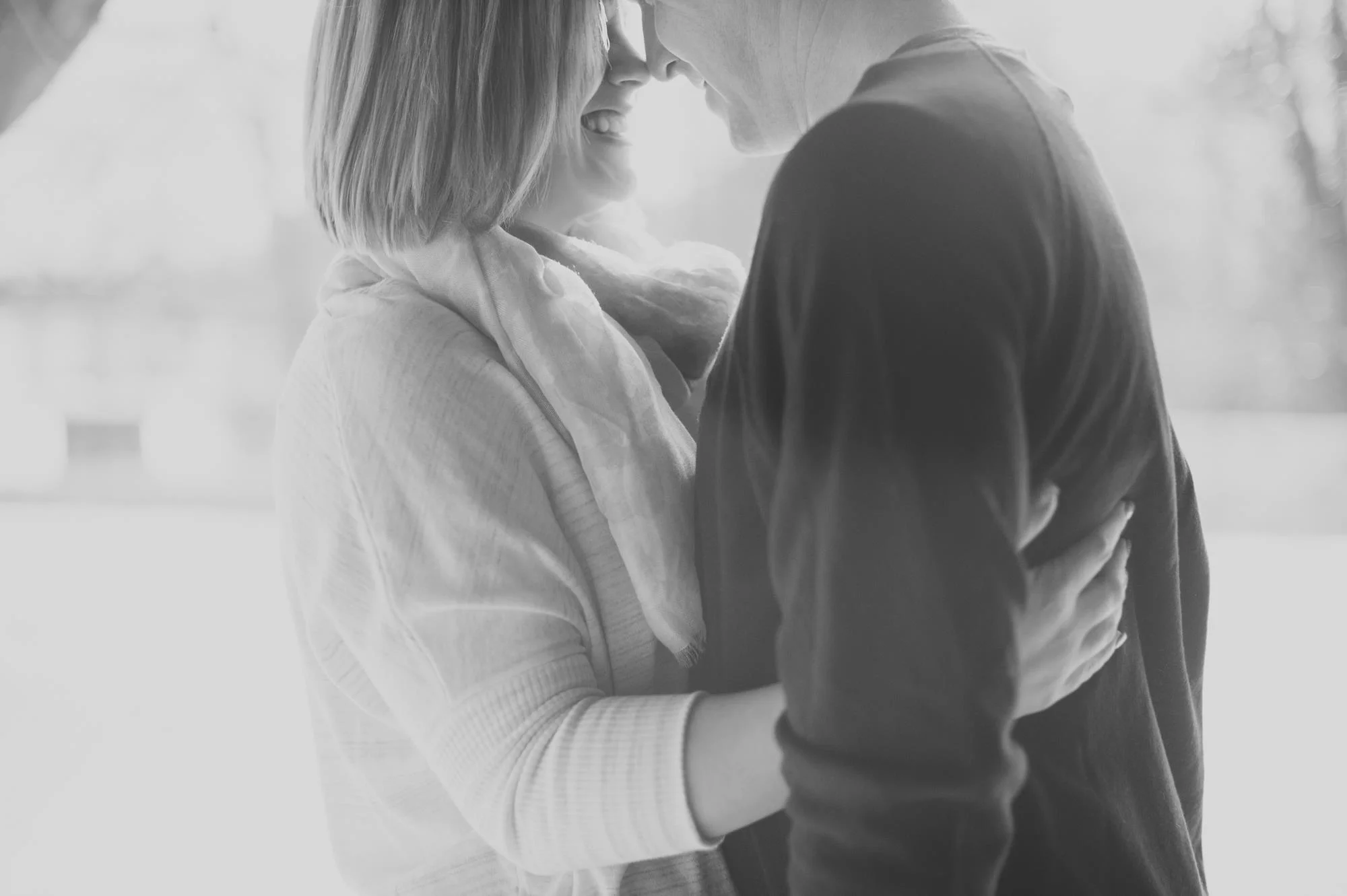 Jaime + Jack | Snowy Winter Engagement Session