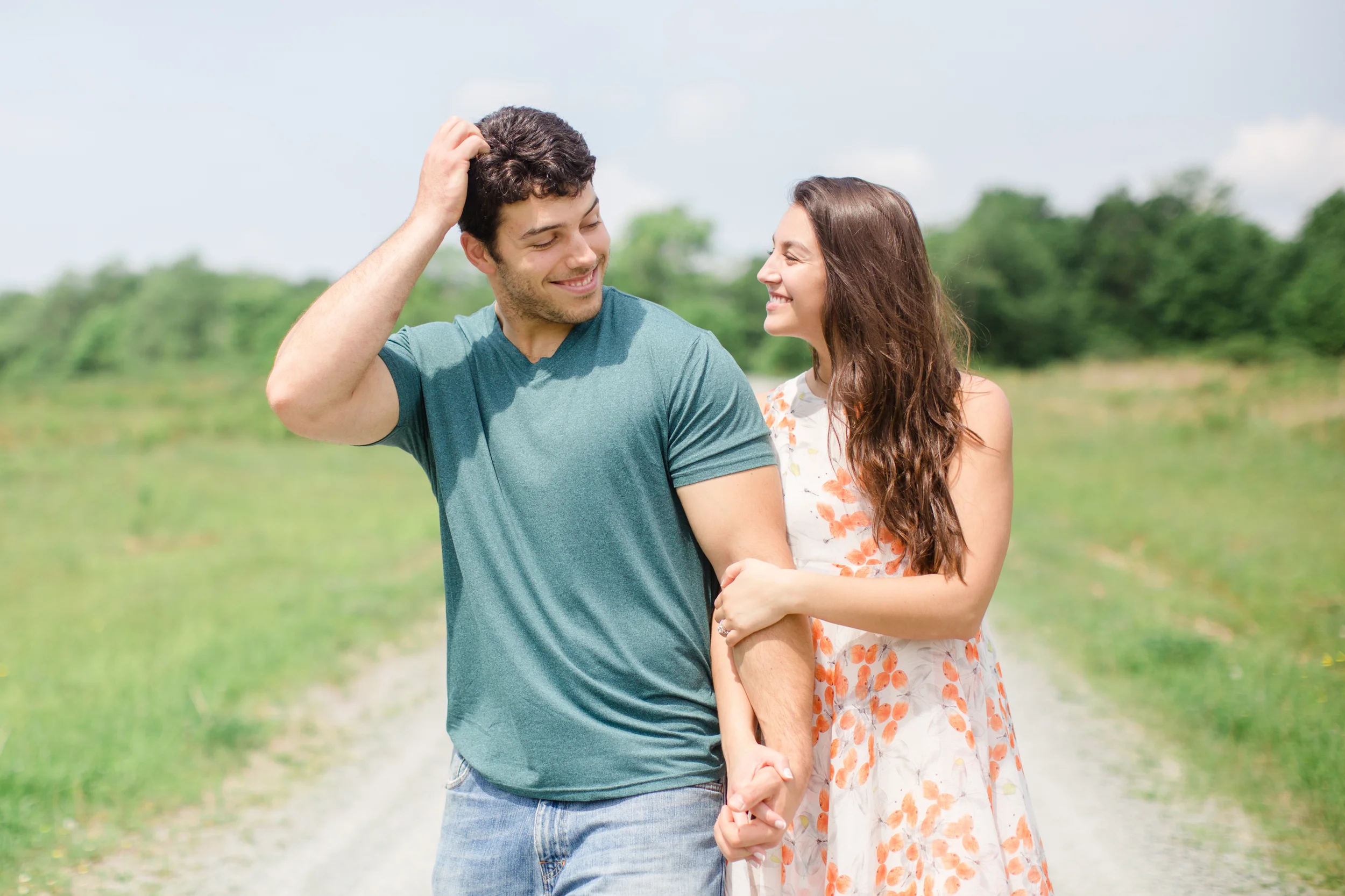 Amanda + Eli \ Scranton PA Spring Engagement Photos