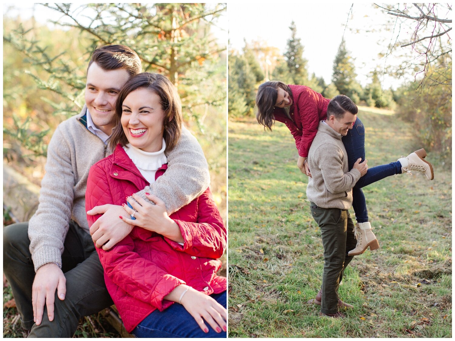 Clarks Summit PA Tree Farm Engagement Session Photos_0004.jpg