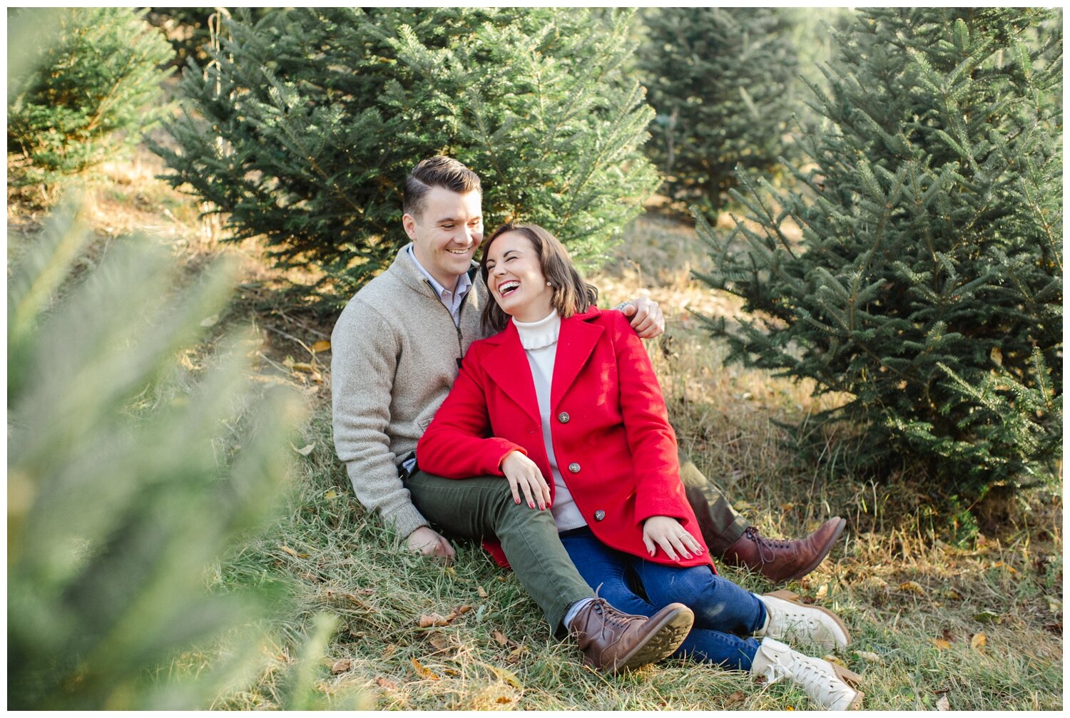 Clarks Summit PA Tree Farm Engagement Session Photos_0009.jpg