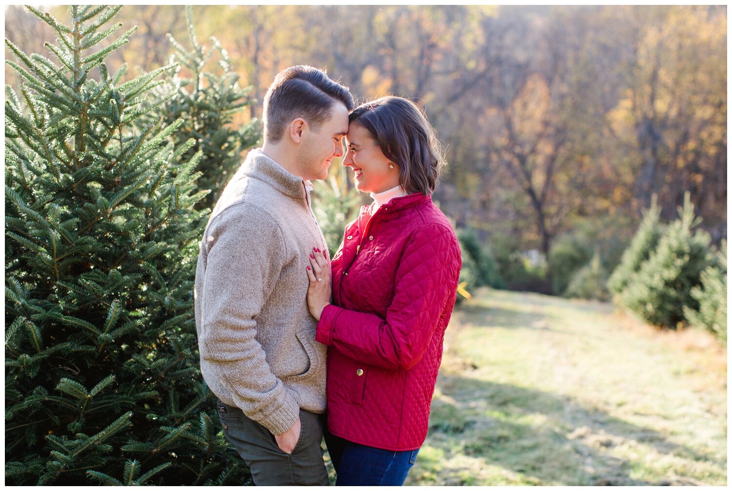 Clarks Summit PA Tree Farm Engagement Session Photos_0019.jpg