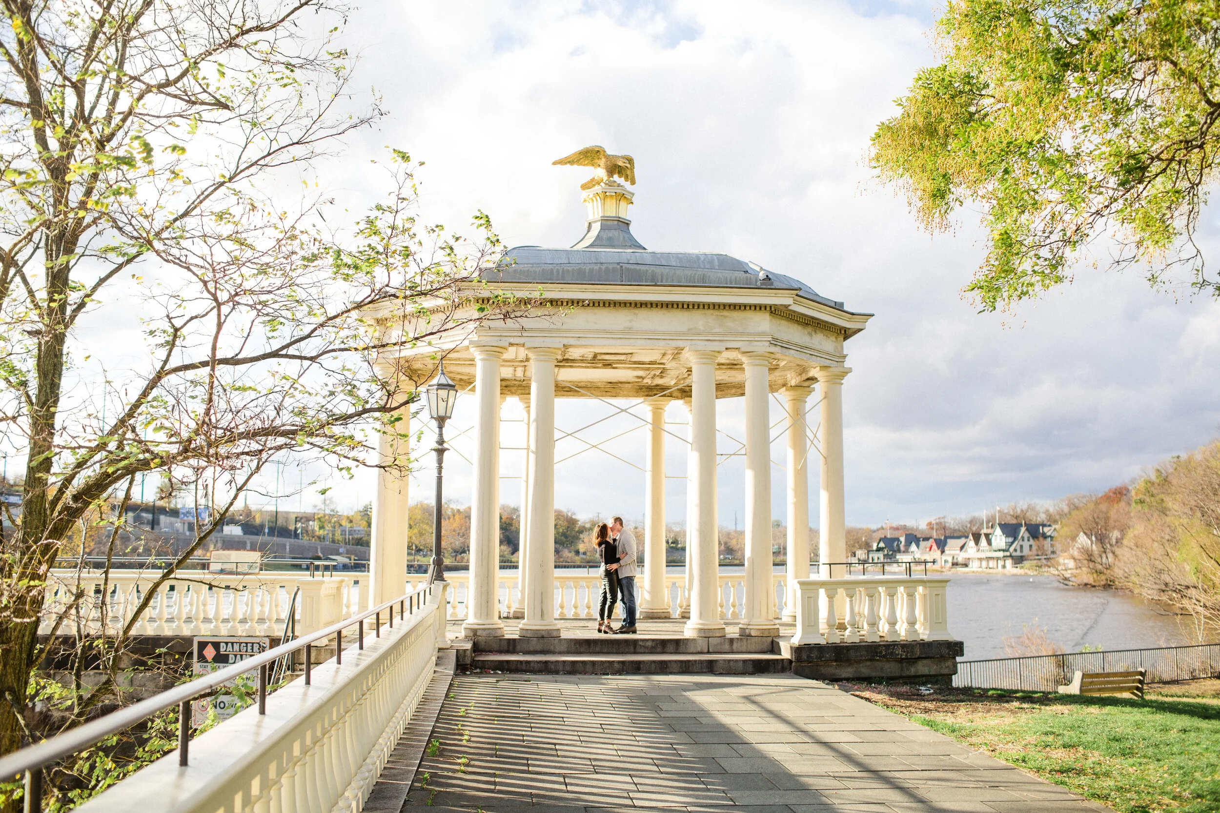 Hayley + JT | Philadelphia Art Museum Engagement Session