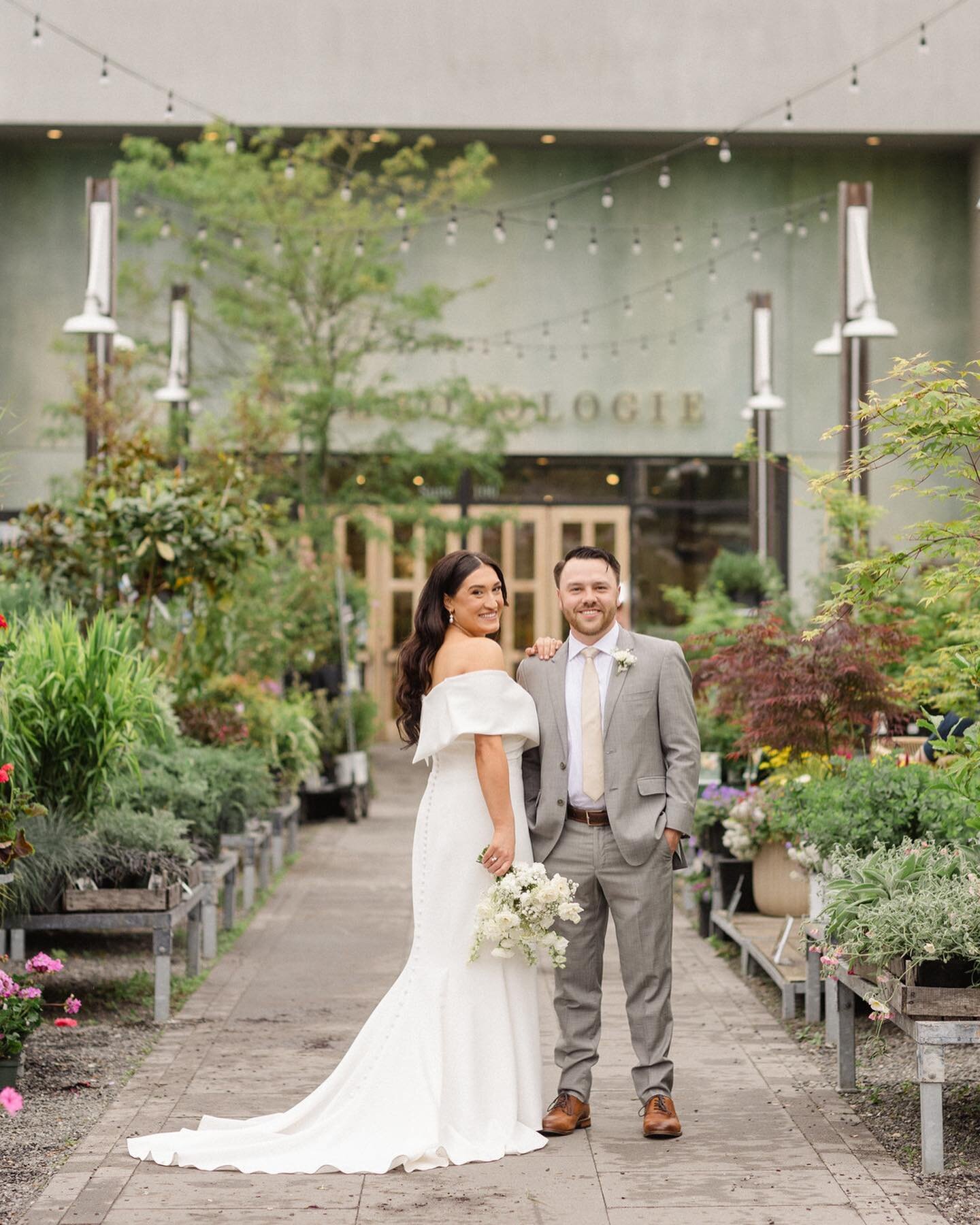 Vienna + Pat | This past Saturday Vienna + Pat were married at the beautiful and dreamy Terrain Gardens which lived up to every expectation and beyond 🤍 I couldn&rsquo;t possibly say enough good things about these two or their wedding day. It rained