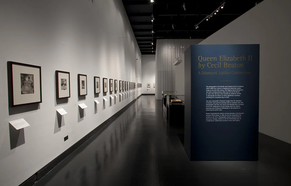  As part of the V&amp;A team Gabrielle worked with the curators to refine the narrative structure whilst crafting the spatial design for the exhibition – a series of contemplative spaces that responded to and reflected the mood and style of Beaton's 