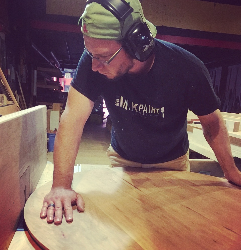 Shannon Creighton: Craftsman, re-finisher. Other Dream Job: Tiny Home manufacturer! Solving homelessness one tiny home at a time!