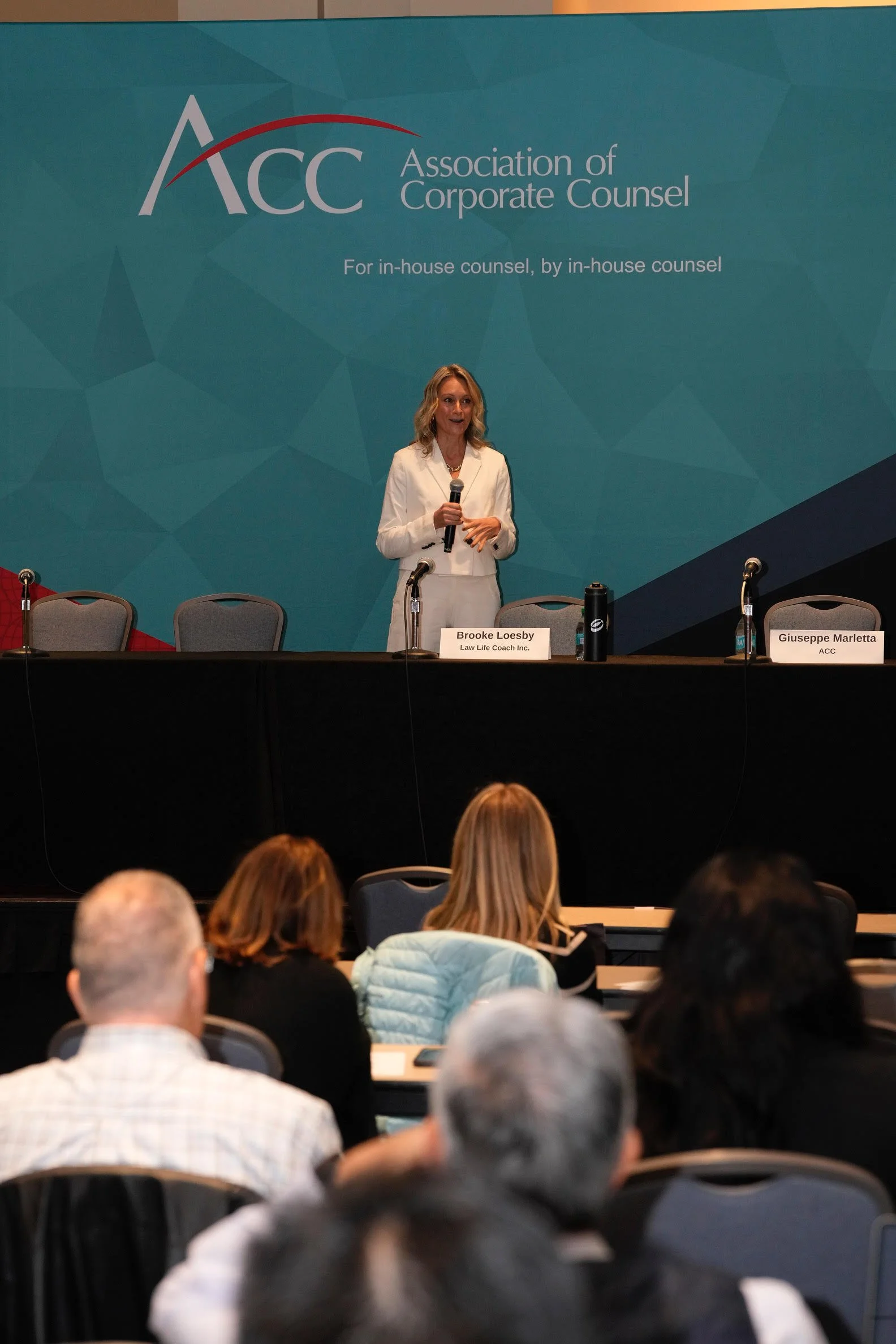 Brooke Loesby speaking at ACC Annual Meeting