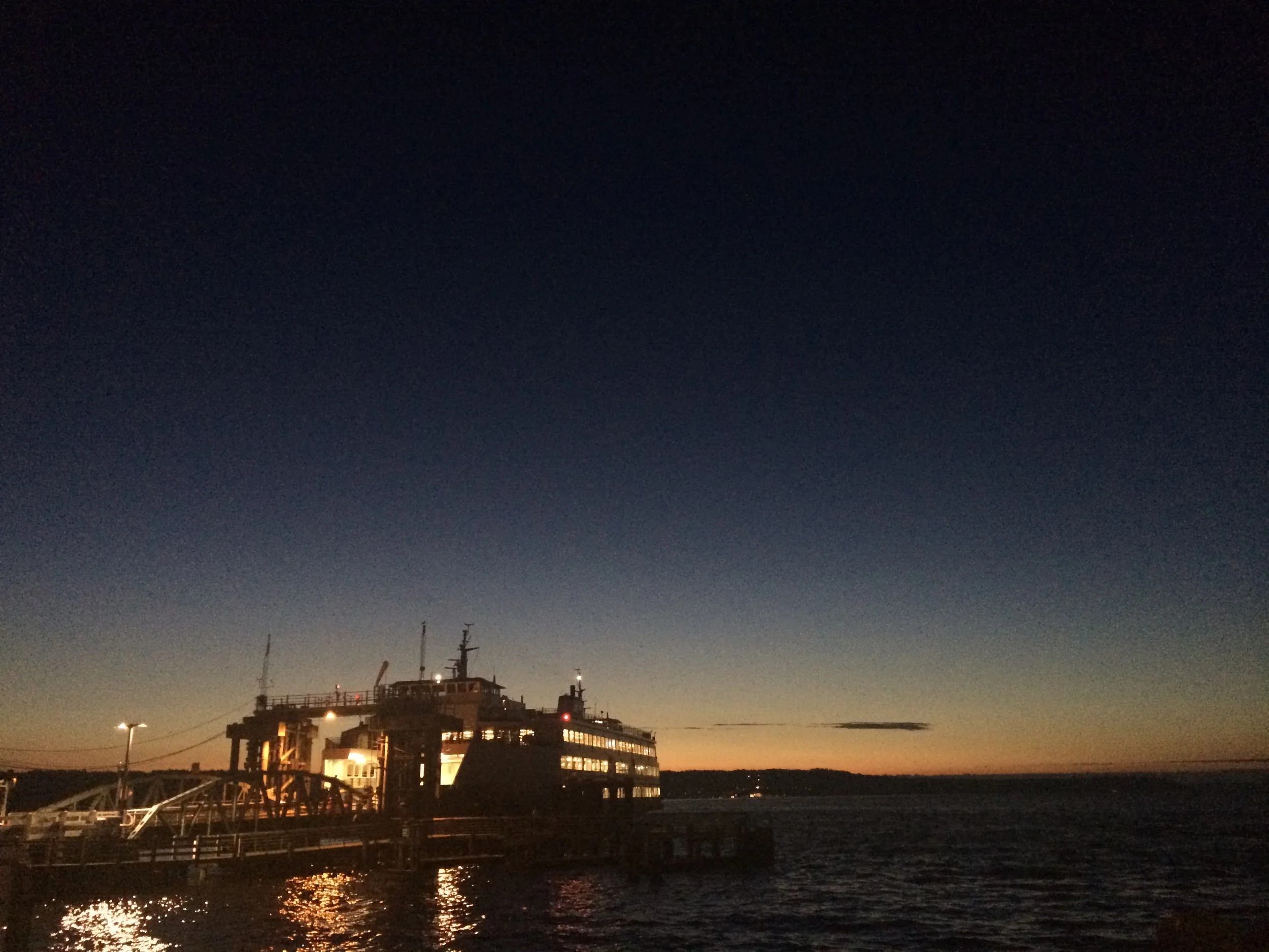 The ferry we rode from Seattle to Whidbey Island