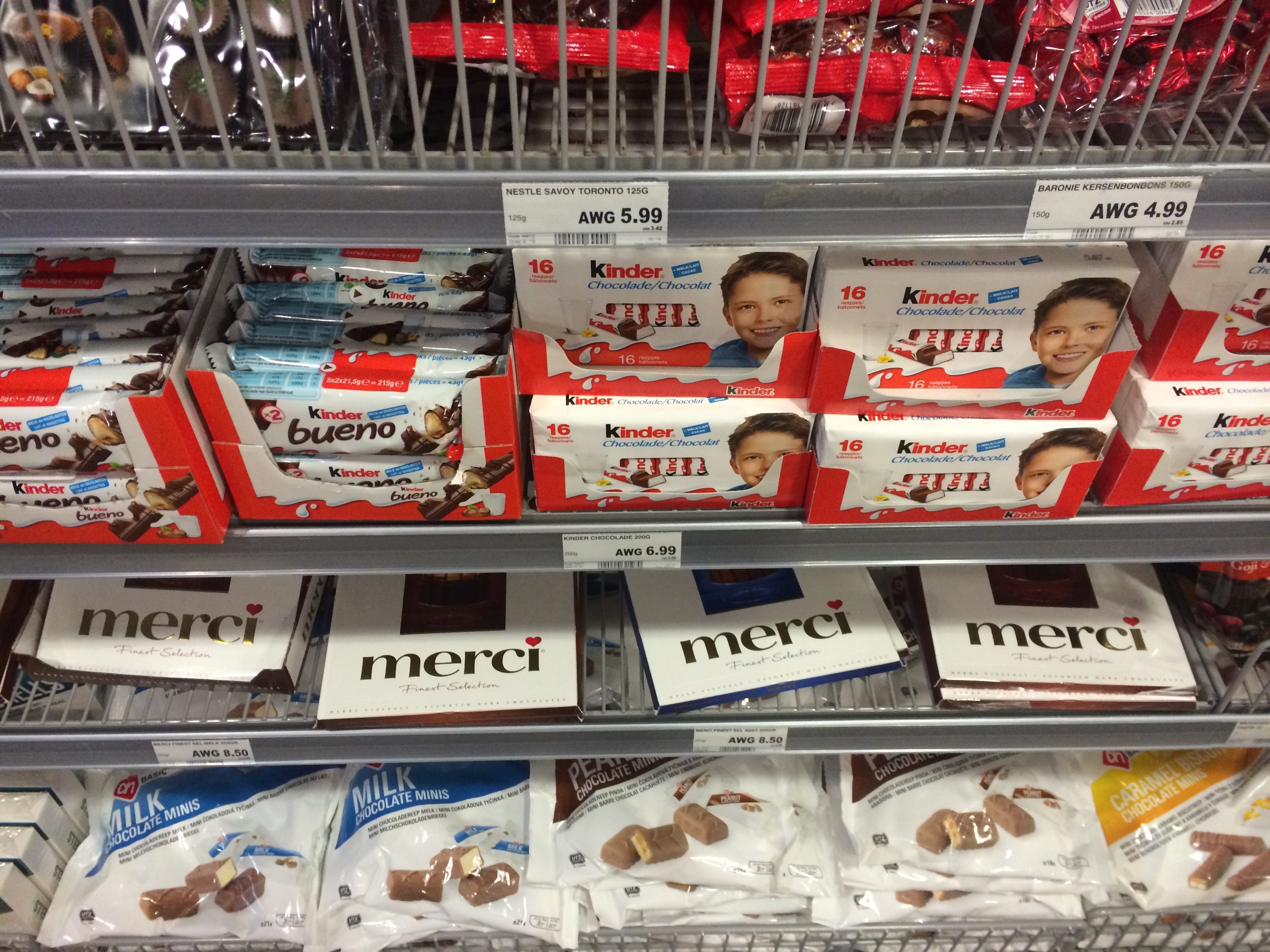 Candy isle at grocery store.....