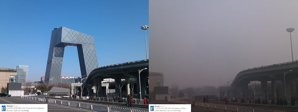 The effects of pollution (Source: FacingChina )