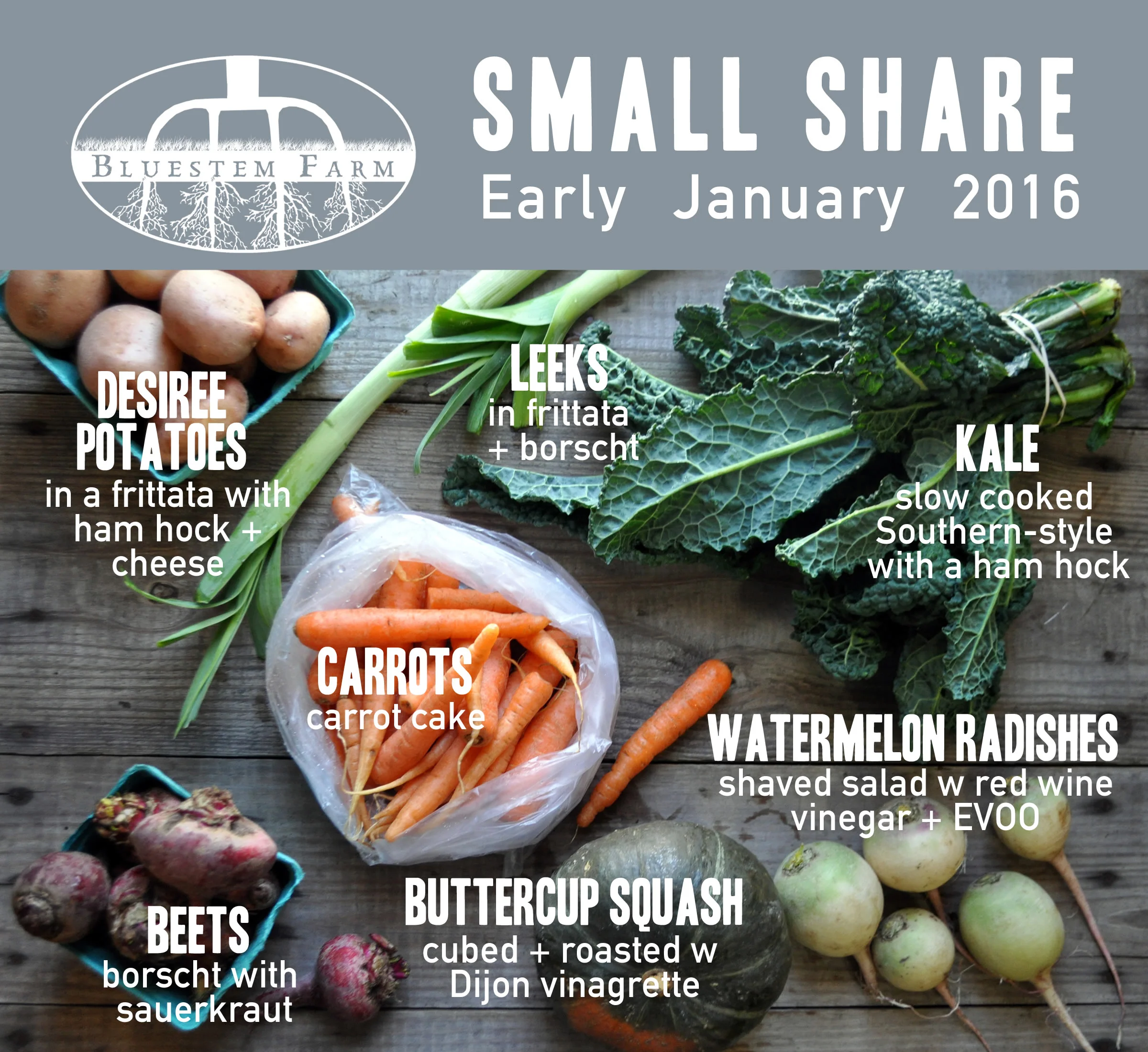 Early January CSA Shares