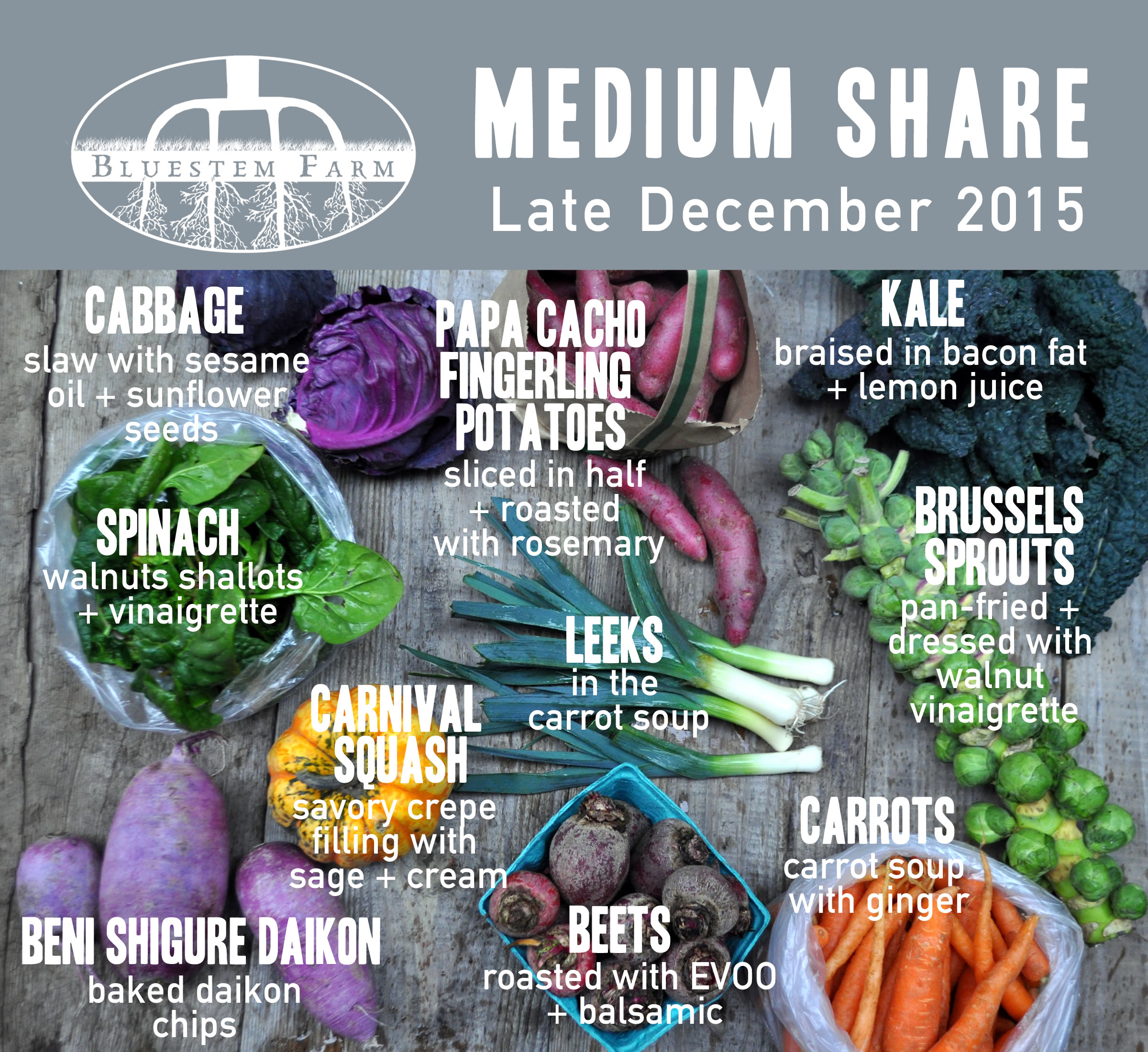 Winter Vegetable Share Recap: 2015-16