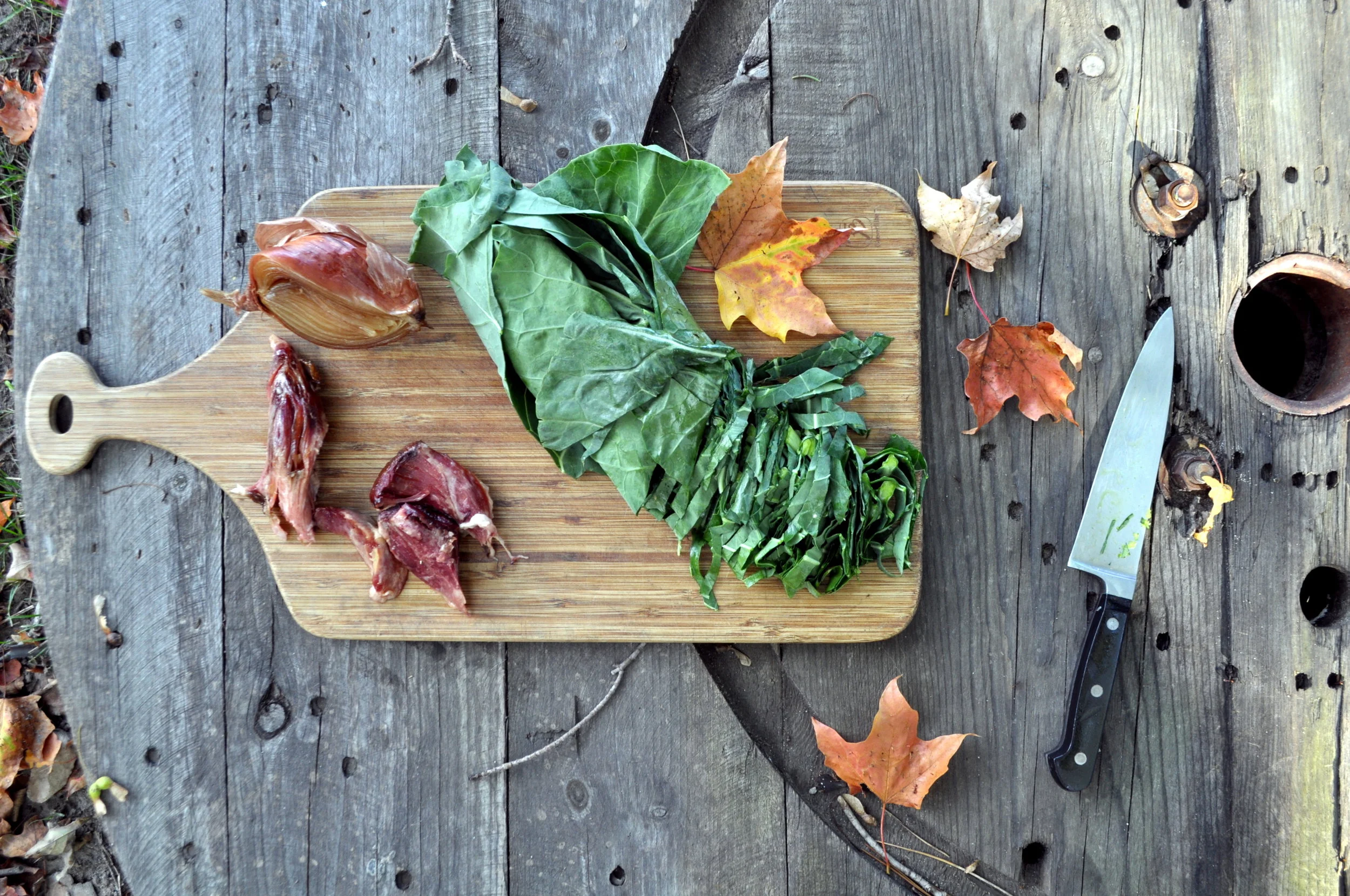 Eat like a farmer: Southern-style collards with ham