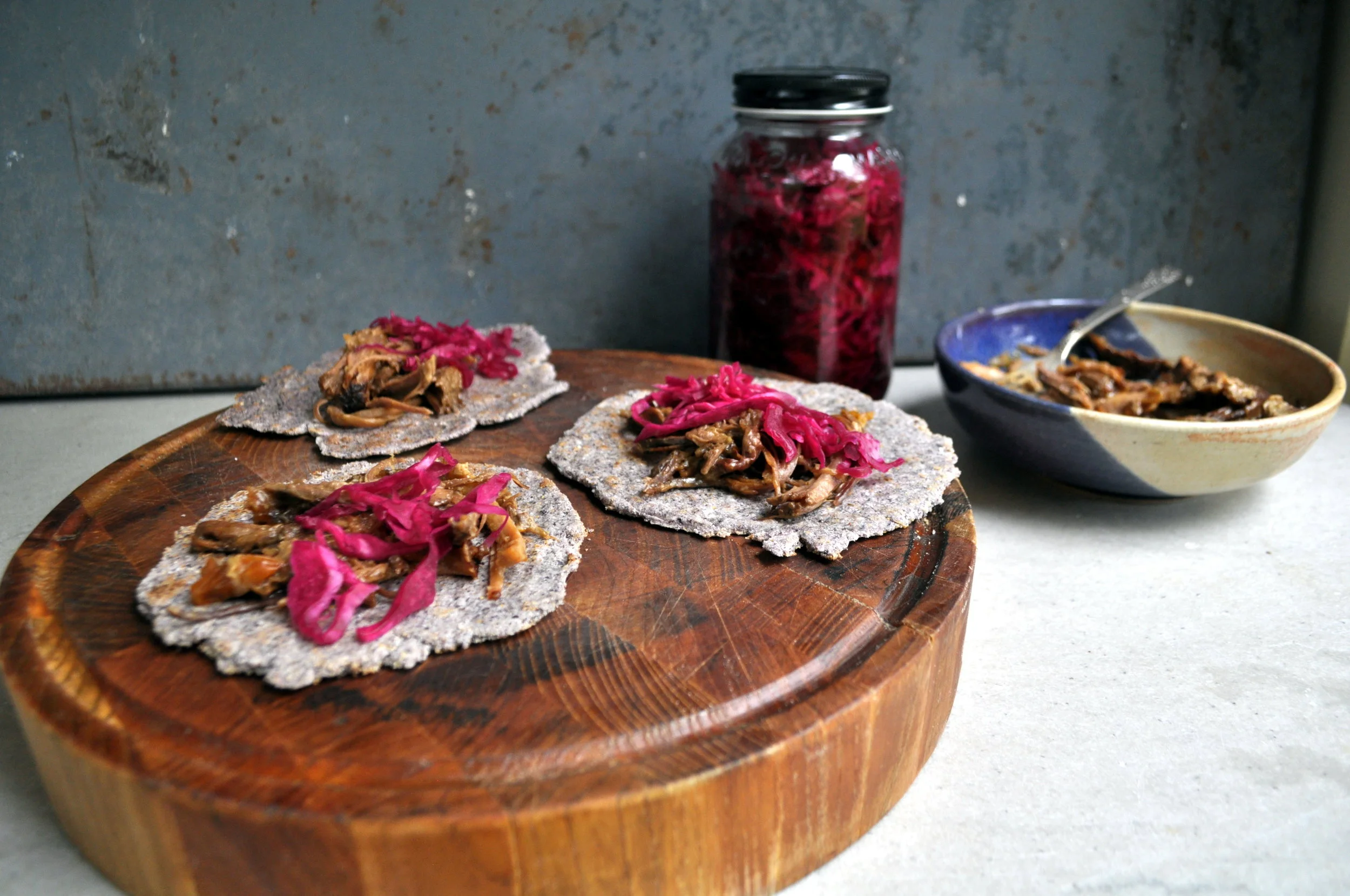Carnitas with Purple Slaw