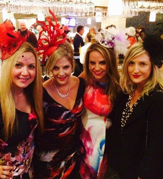 From left, Kelly Iastra, Elaine Sweeney, Nichole Hubbard and Wendy Garraty at the Mad Hatter Tea and Brunch.