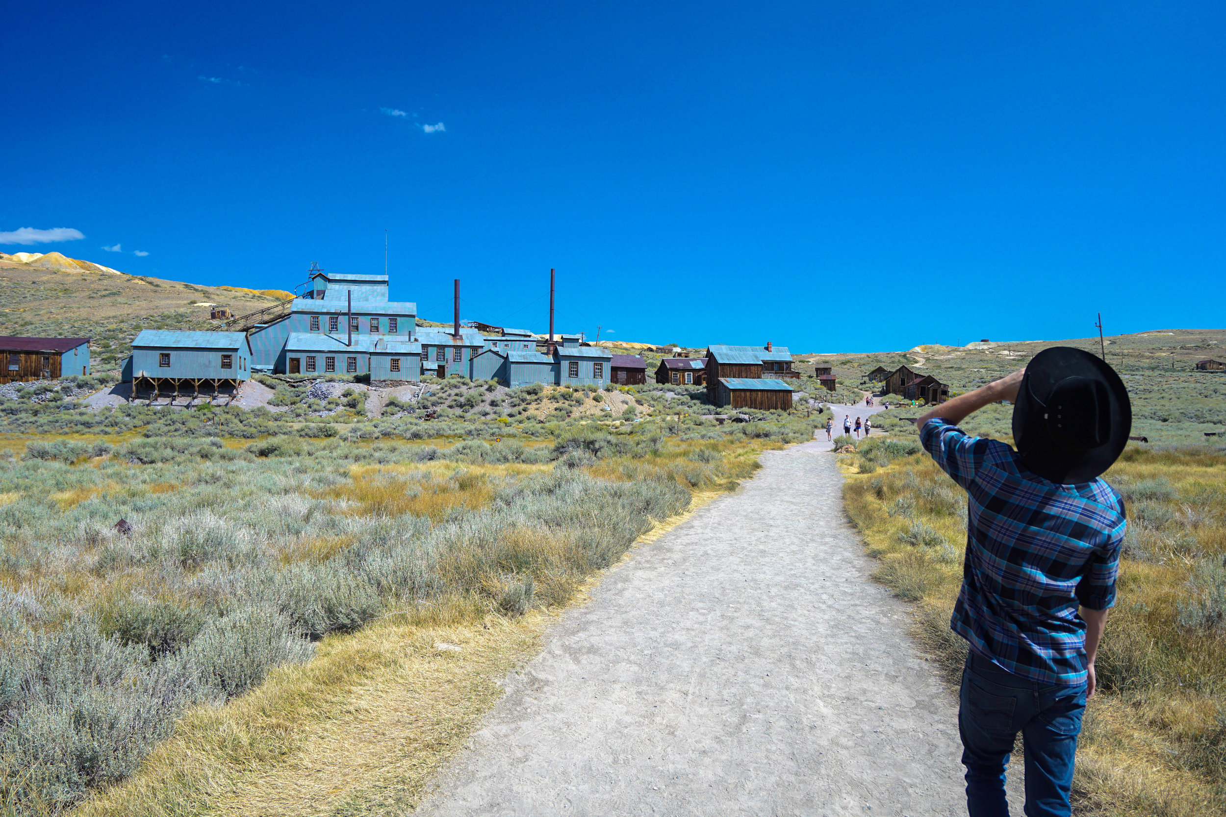 100 miles north we land in the notorious Ghost Town of Bodie. Bottoms up!