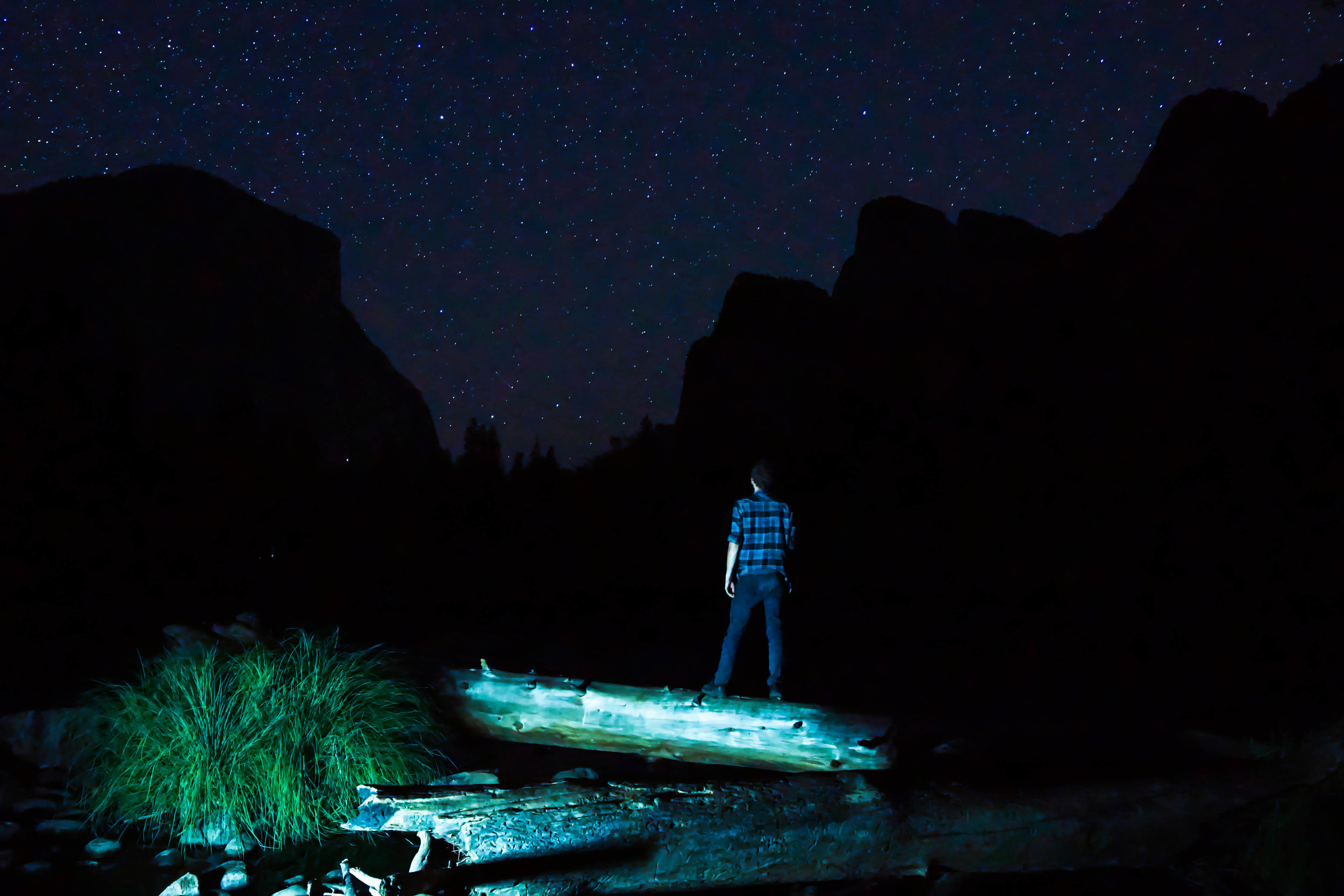 A night hike through the valley offers some of the most spectacular scenery on the planet.