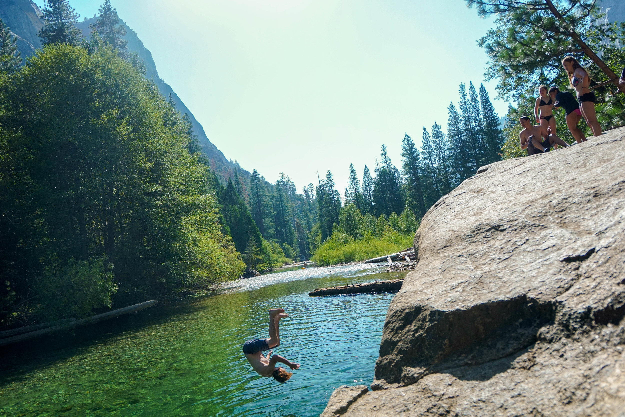 Sawyer's not so smooth landing on his next jump might have had something to do with that. Gainer gone wrong.